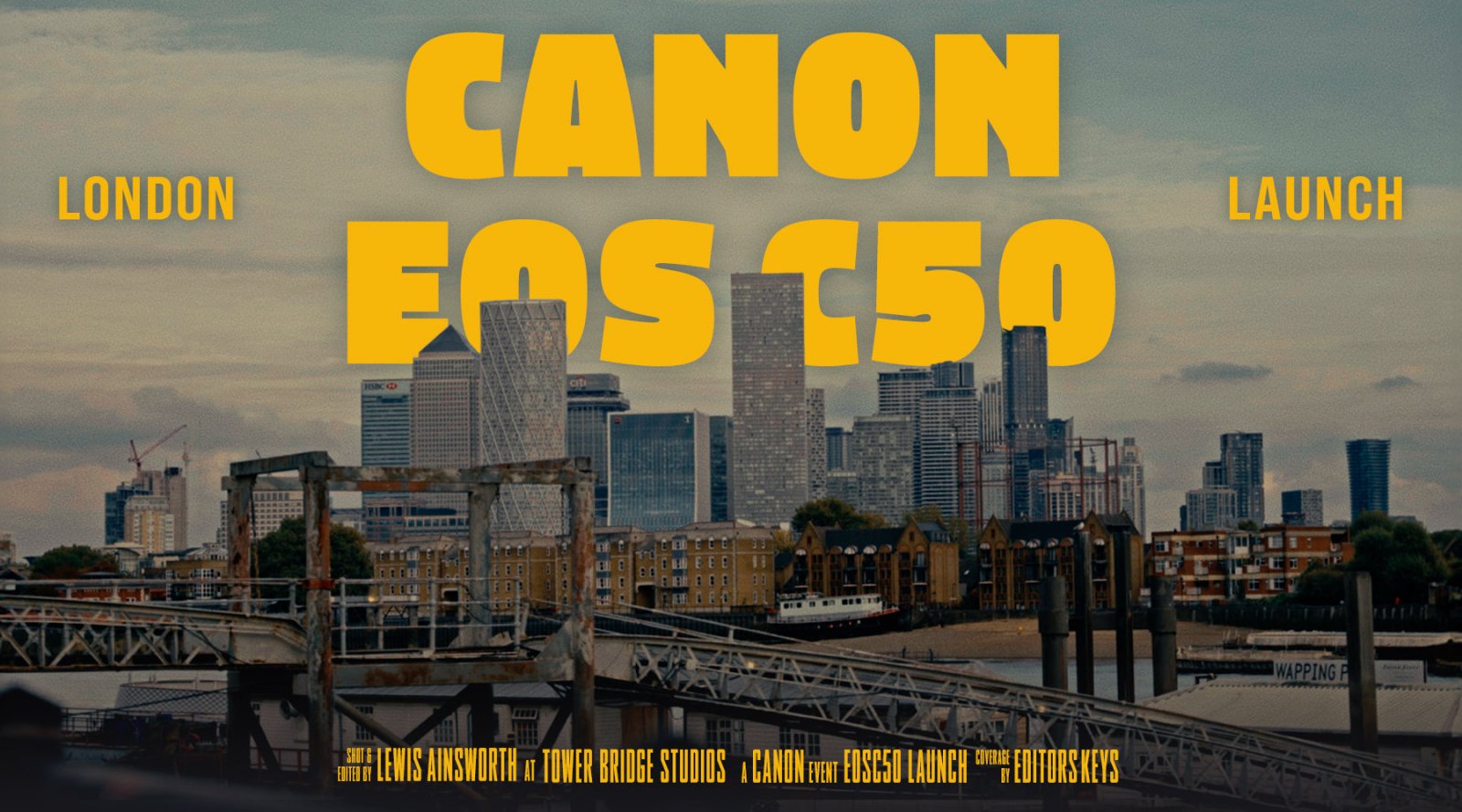 Editors Keys at Canon Launch Event in London - Editors Keys