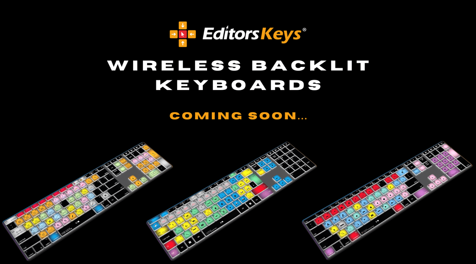 Editors Keys Wireless Backlit Keyboards - COMING SOON! - Editors Keys