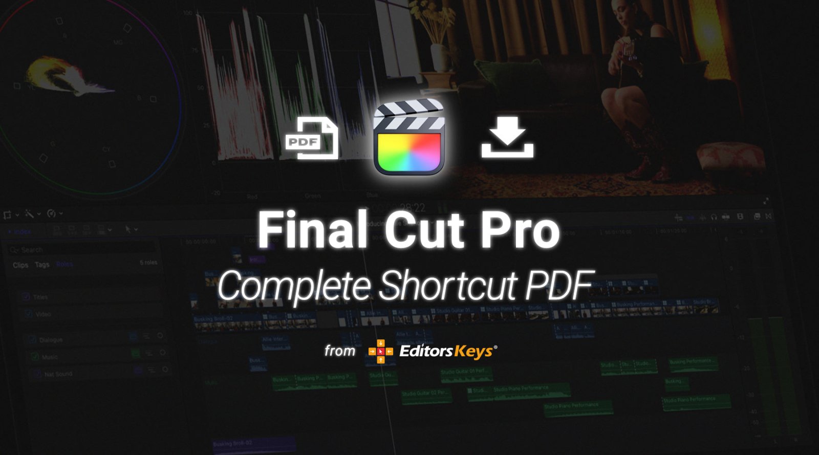 Final Cut Pro Keyboard Shortcuts: The Complete 2026 Cheat Sheet (Free PDF) - Editors Keys