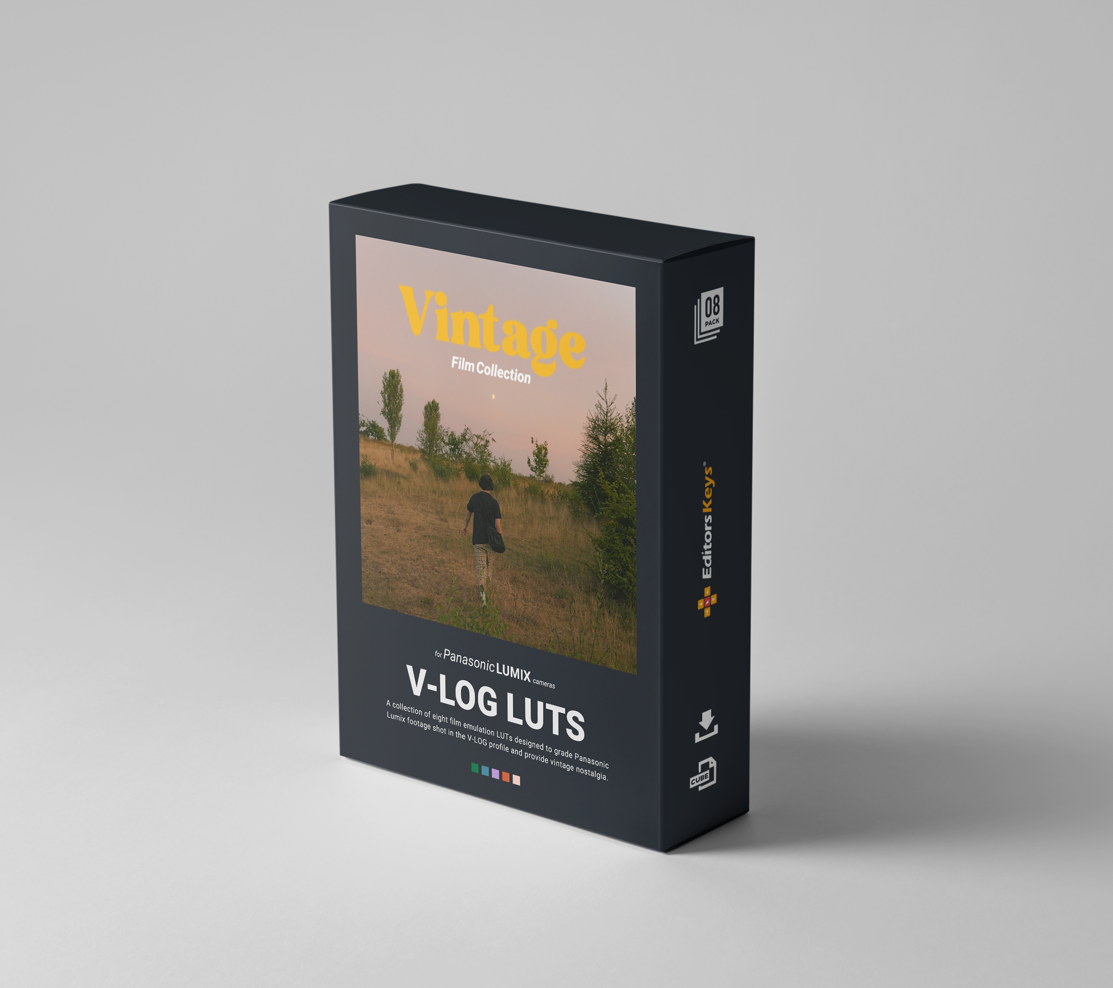 Panasonic V-Log LUTs | Vintage & Cinematic Film 8 Pack
