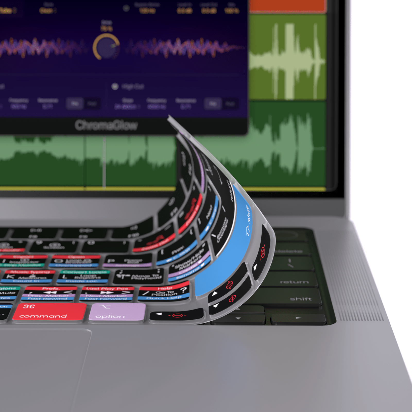 Apple Logic Pro Keyboard Covers for MacBook and iMac - Editors Keys