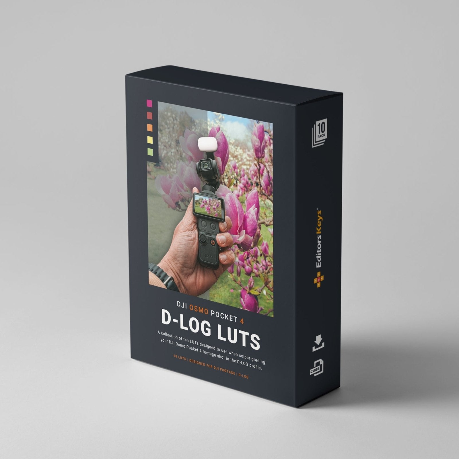 D - LOG Pocket 4 LUTs | One Click Fix and Looks 10 Pack - Editors Keys