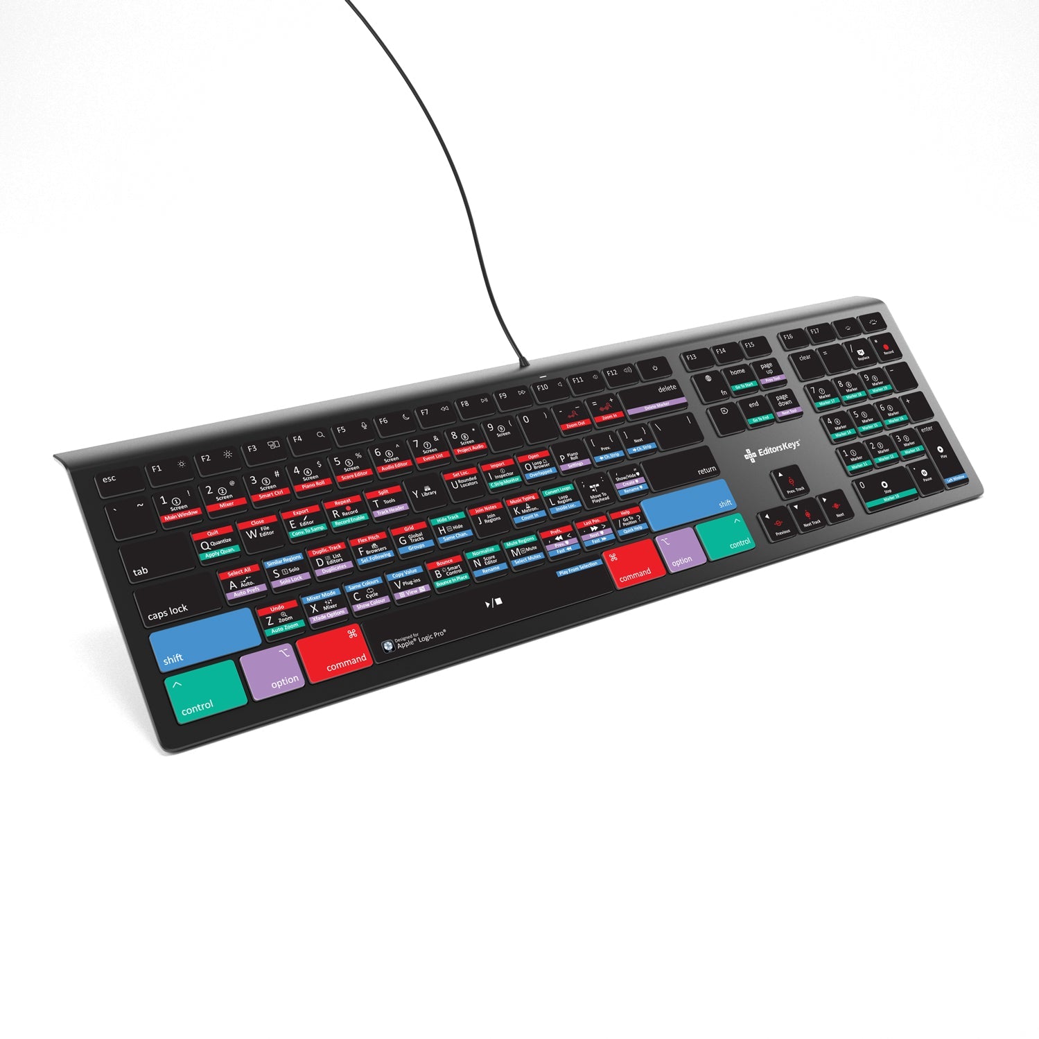 Logic Pro Keyboard Backlit Mac - Editors Keys