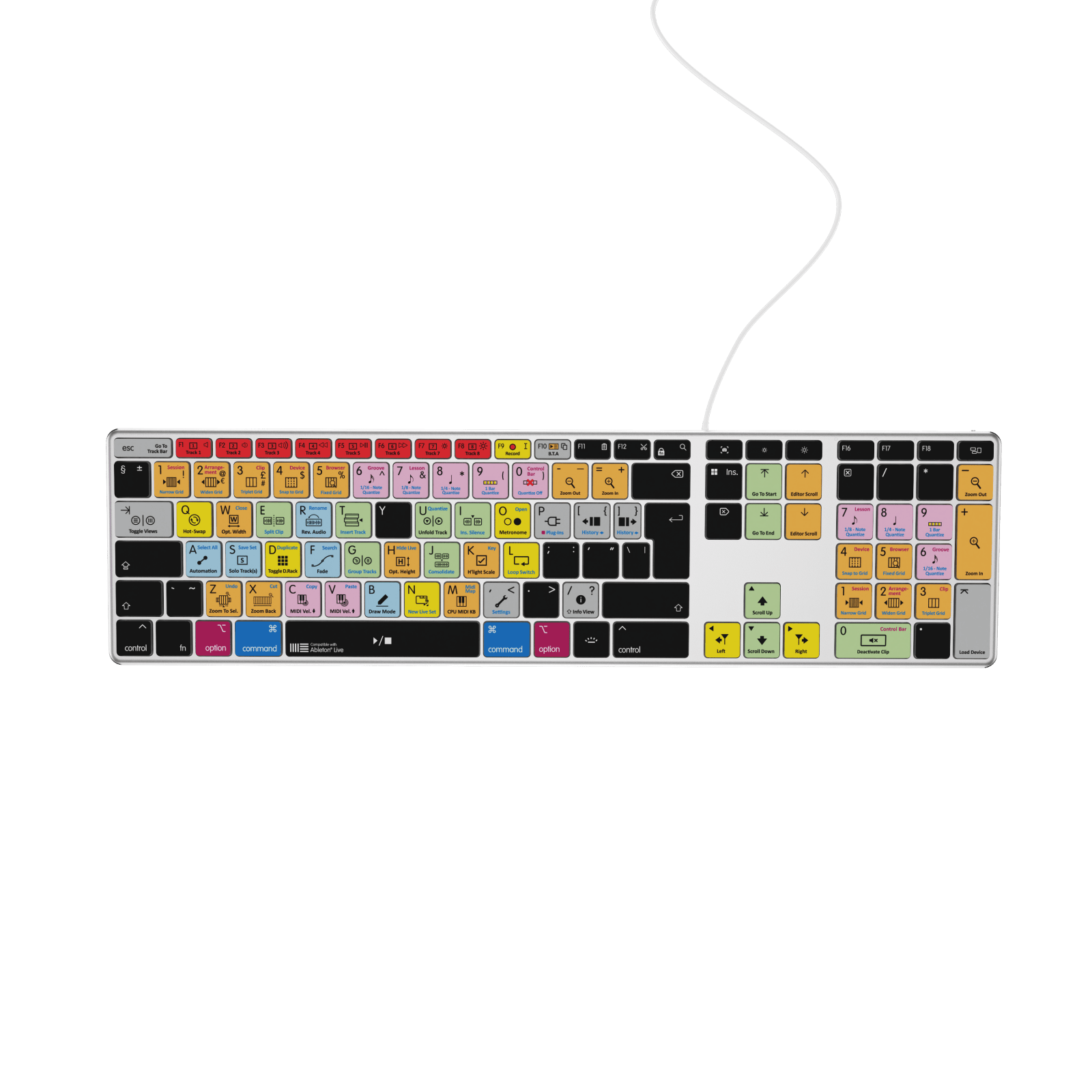 NEW Ableton Live Keyboard | Backlit | Wired & Wireless | Mac & PC - Editors Keys