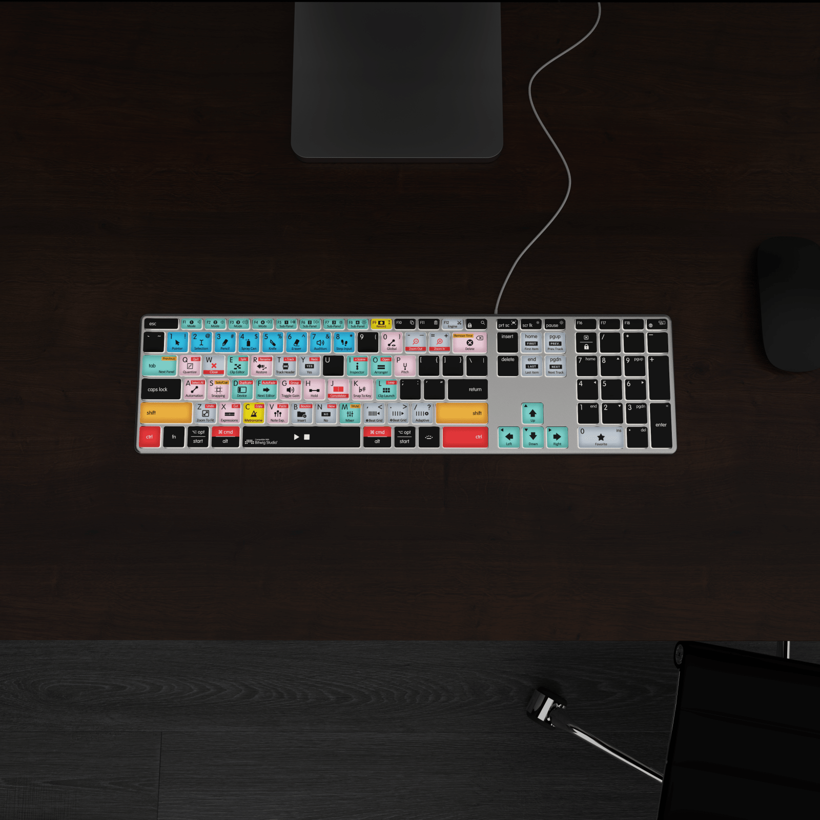 NEW Bitwig Studio Keyboard | Backlit | Wired & Wireless | Mac & PC - Editors Keys