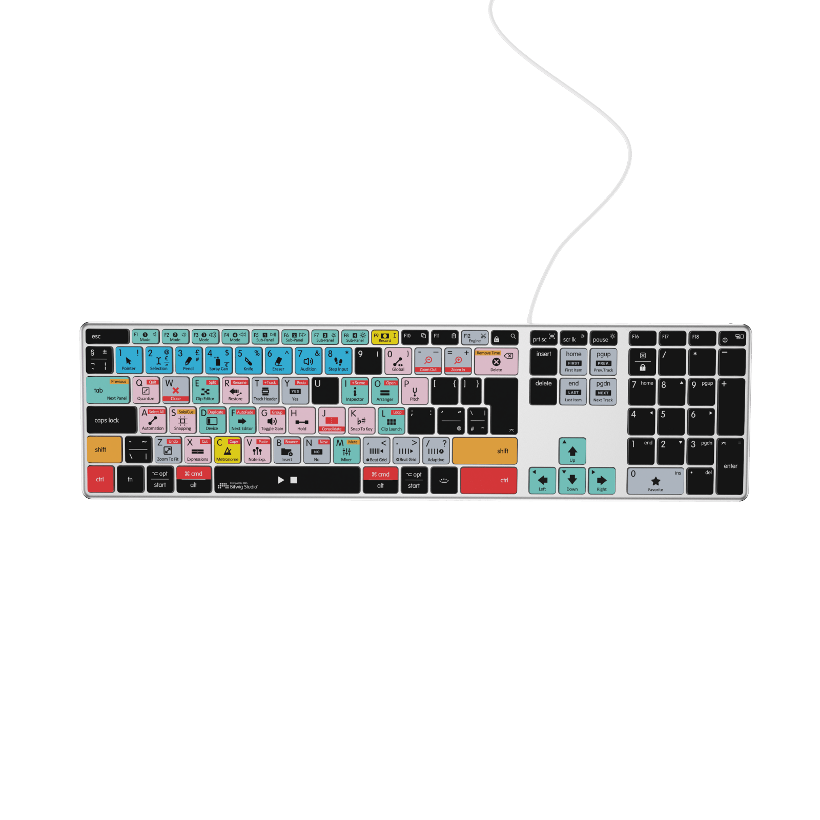 NEW Bitwig Studio Keyboard | Backlit | Wired & Wireless | Mac & PC - Editors Keys