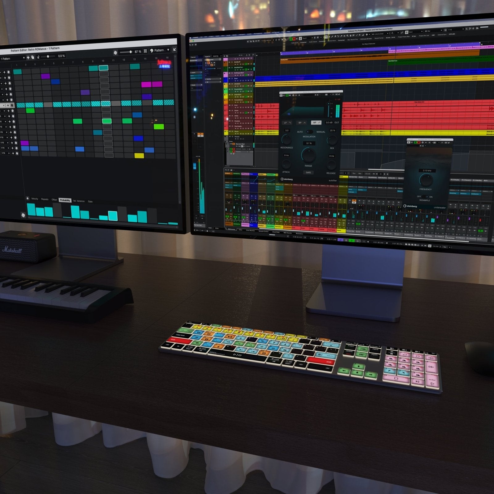 NEW Cubase Compatible Keyboard | Backlit & Wireless | Mac & PC - Editors Keys