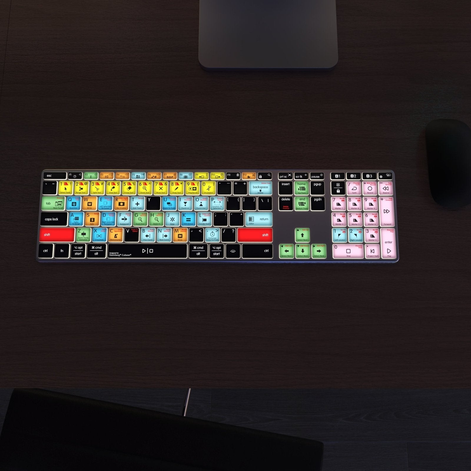 NEW Cubase Compatible Keyboard | Backlit & Wireless | Mac & PC - Editors Keys