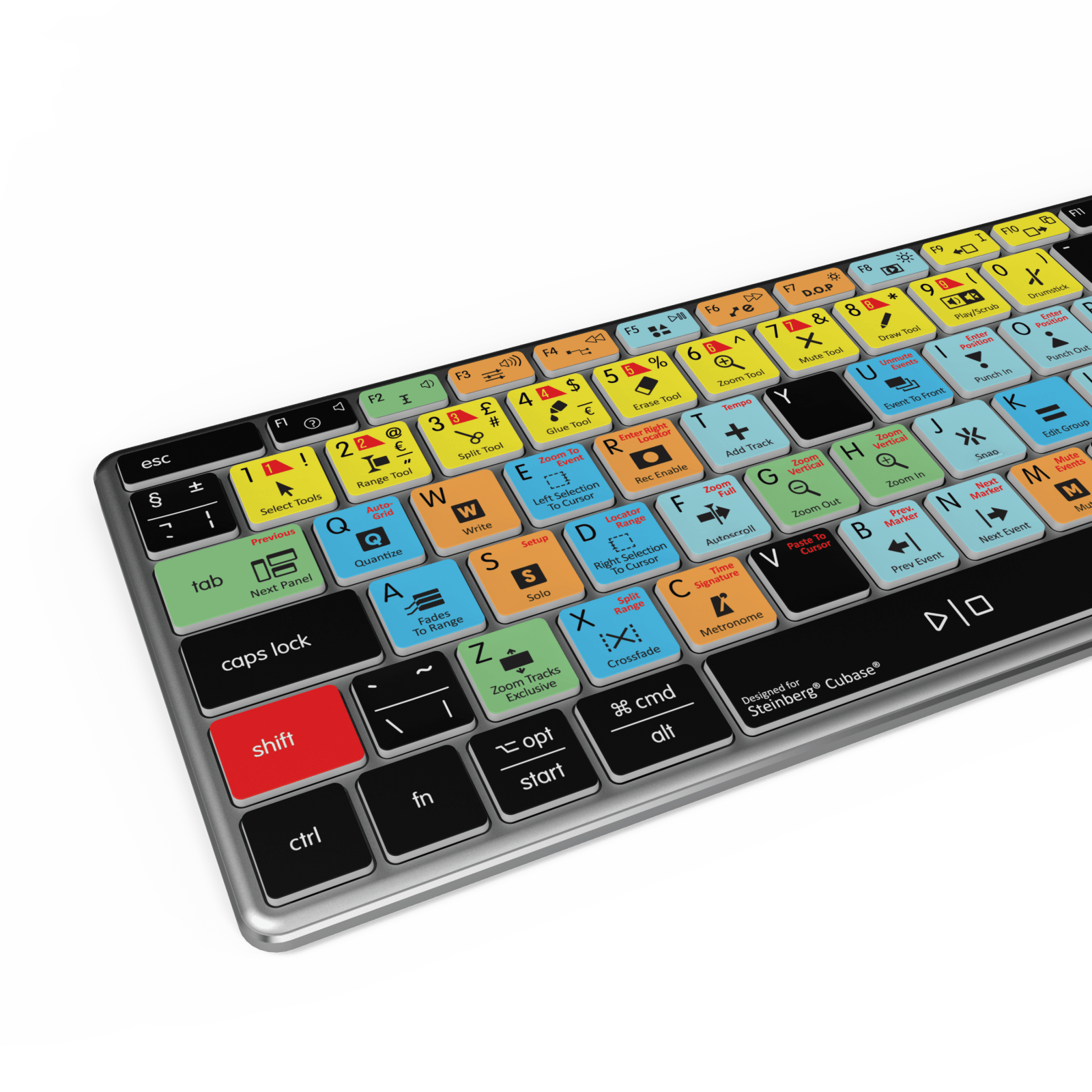 NEW Cubase Compatible Keyboard | Backlit & Wireless | Mac & PC - Editors Keys