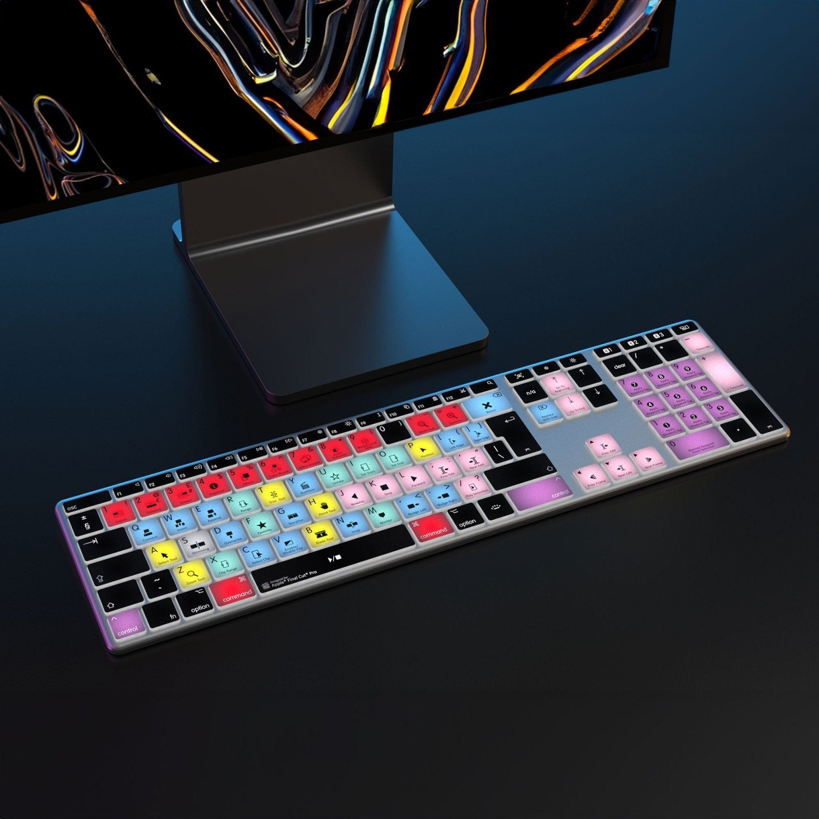 NEW Final Cut Pro Keyboard | Backlit & Wireless | Mac - Editors Keys