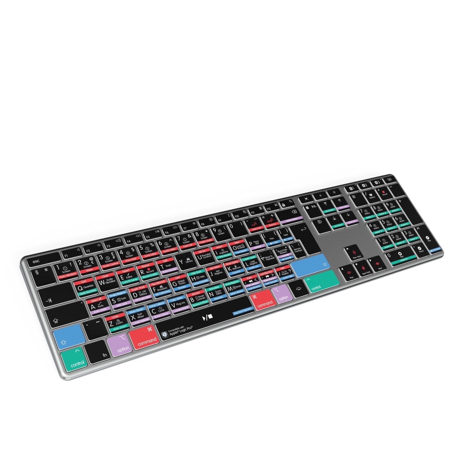 NEW Logic Pro Keyboard | Backlit & Wireless | Mac - Editors Keys