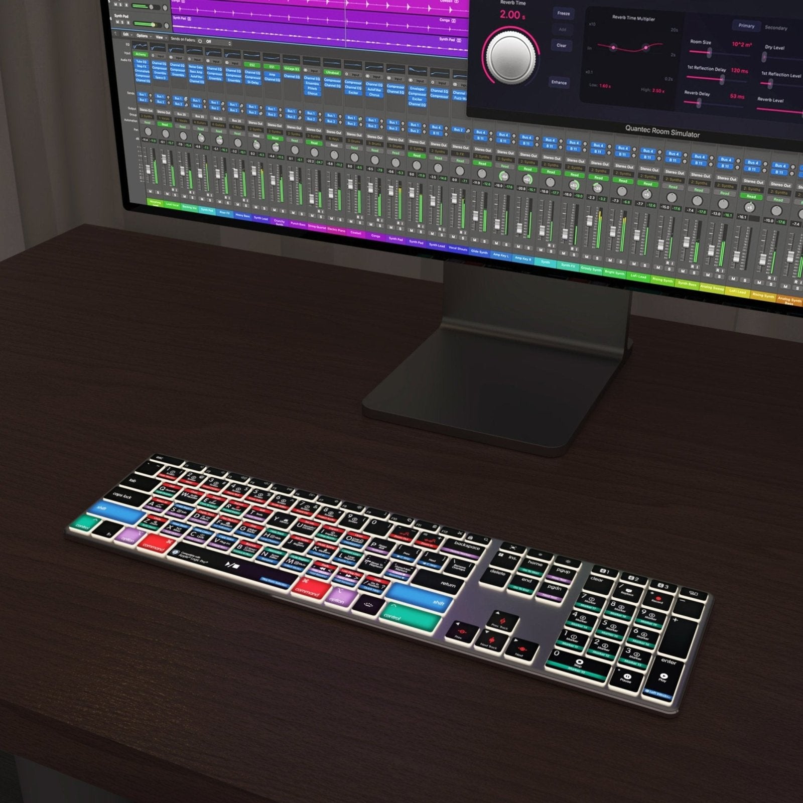 NEW Logic Pro Keyboard | Backlit & Wireless | Mac - Editors Keys