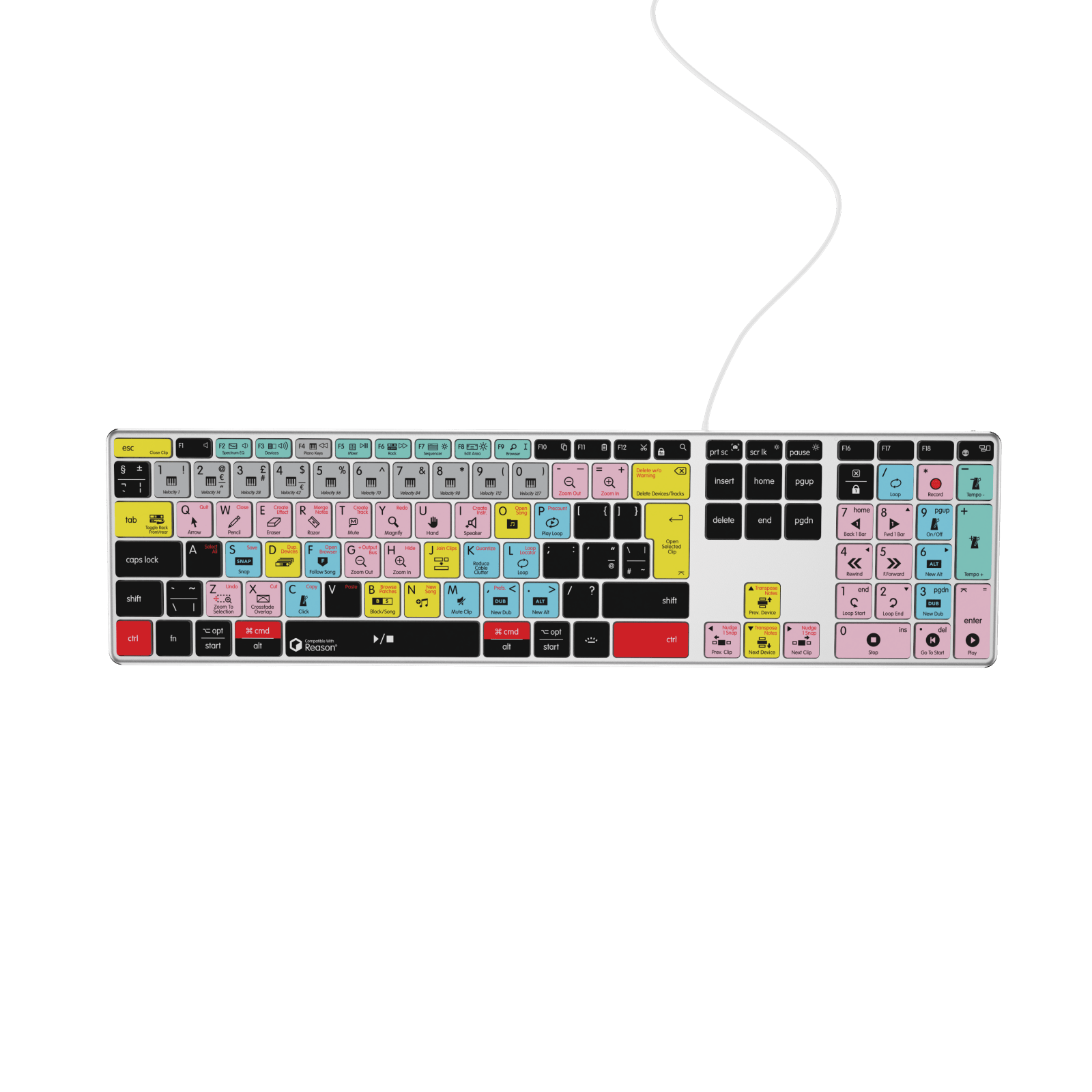 NEW Reason Keyboard | Backlit | Wired & Wireless | Mac & PC - Editors Keys