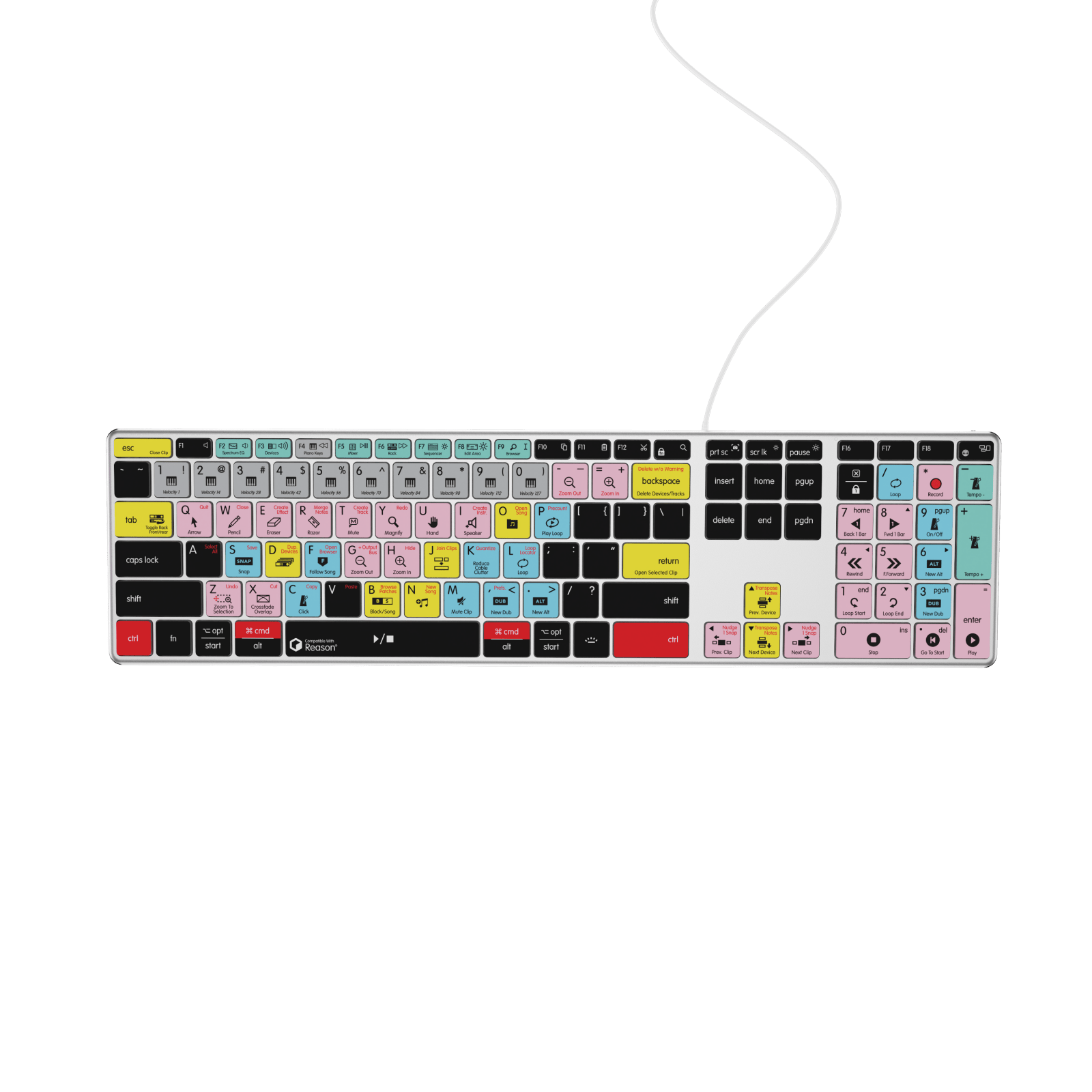 NEW Reason Keyboard | Backlit | Wired & Wireless | Mac & PC - Editors Keys