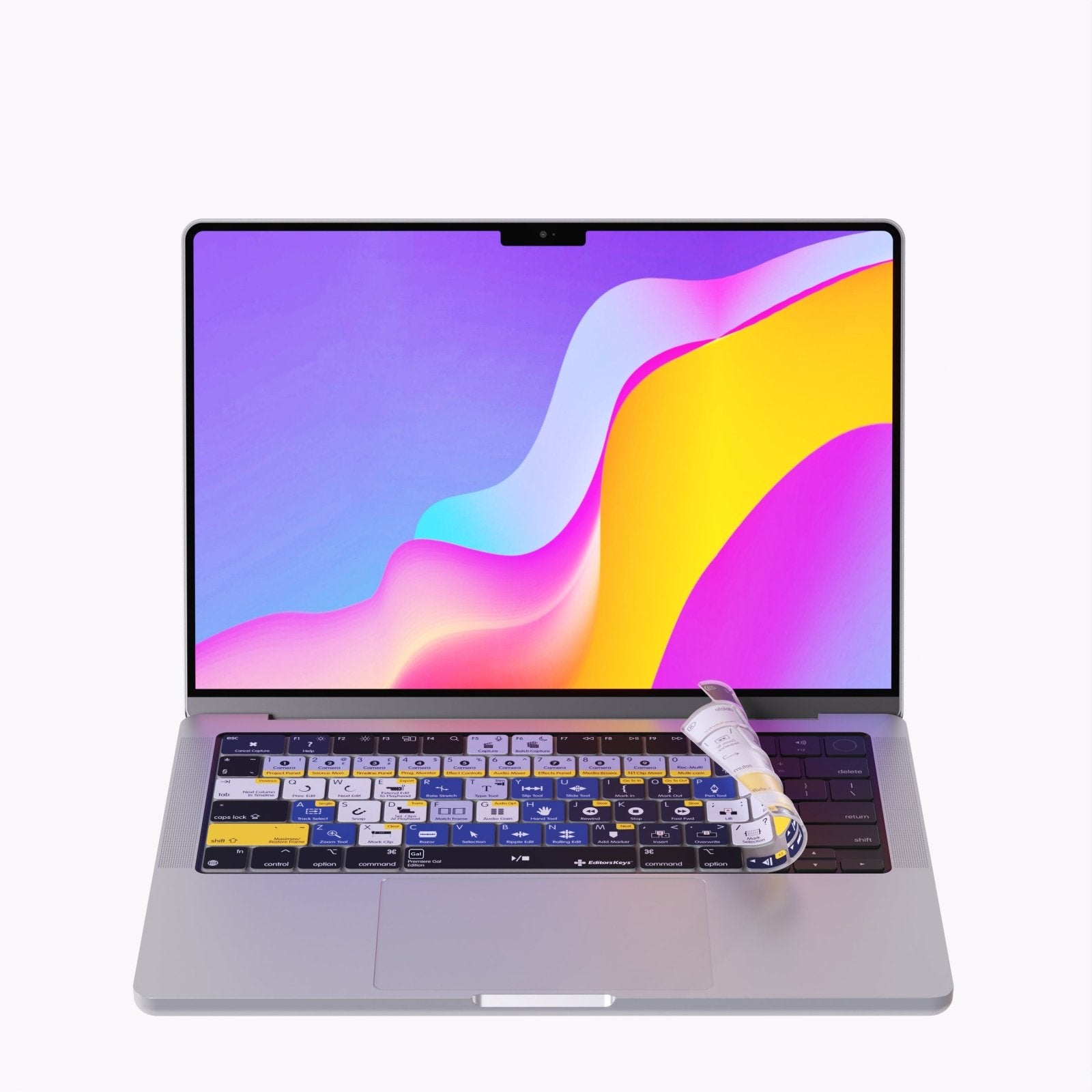 Premiere Gal Premiere Pro Keyboard Cover – MacBook Pro & Airs - Editors Keys