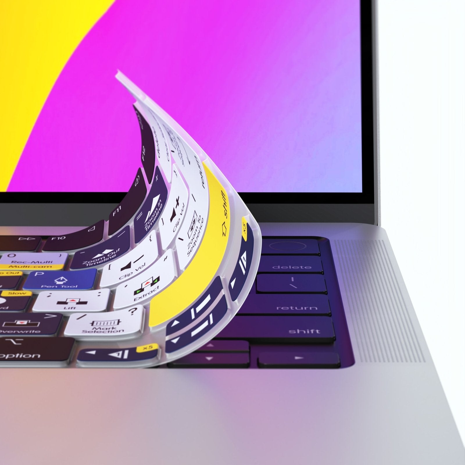 Premiere Gal Premiere Pro Keyboard Cover – MacBook Pro & Airs - Editors Keys