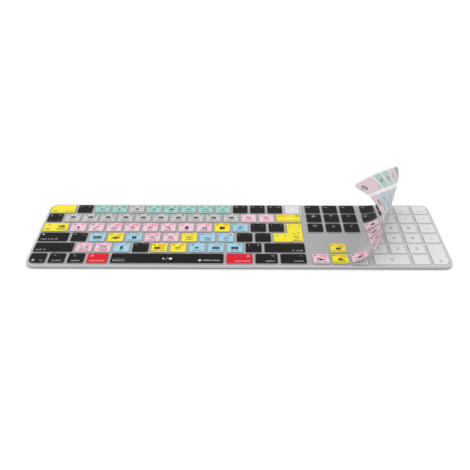 Reason Studio Keyboard Covers for MacBook and iMac - Editors Keys
