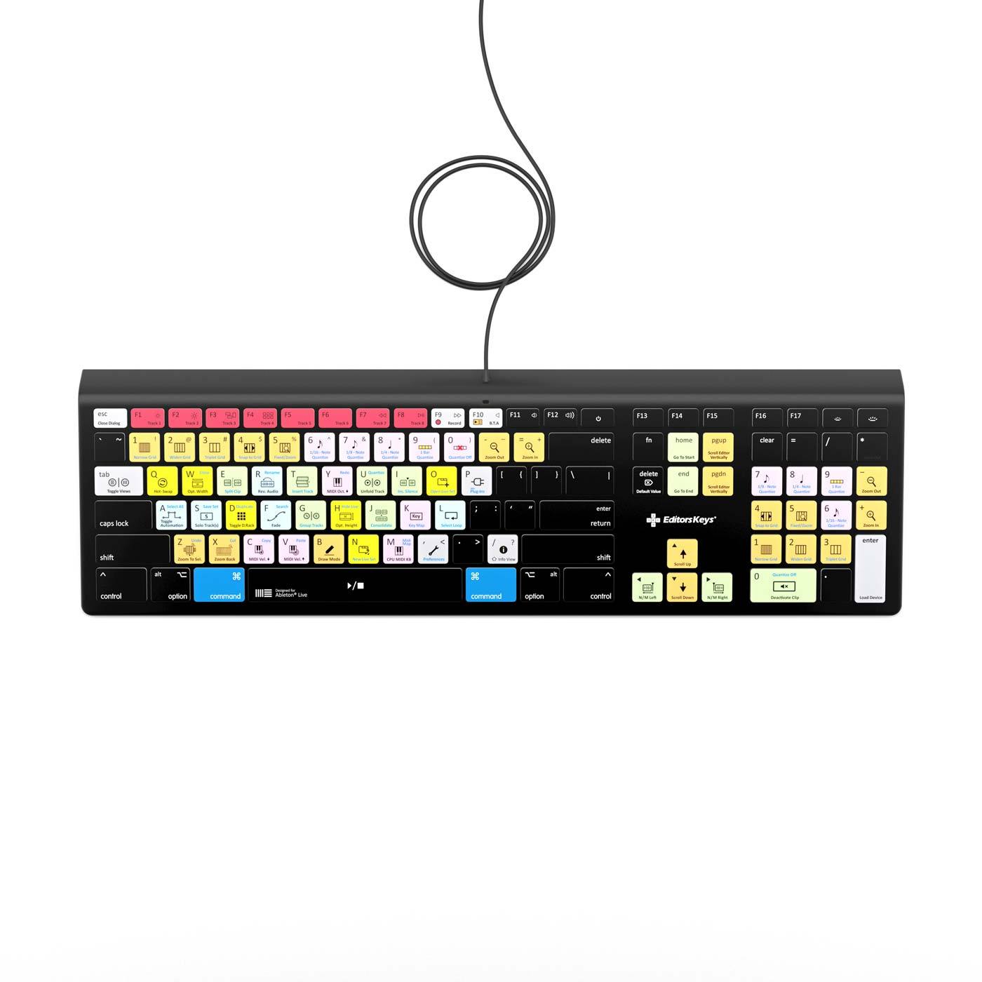 Ableton Live Keyboard - Backlit - For Mac or PC - Editors Keys