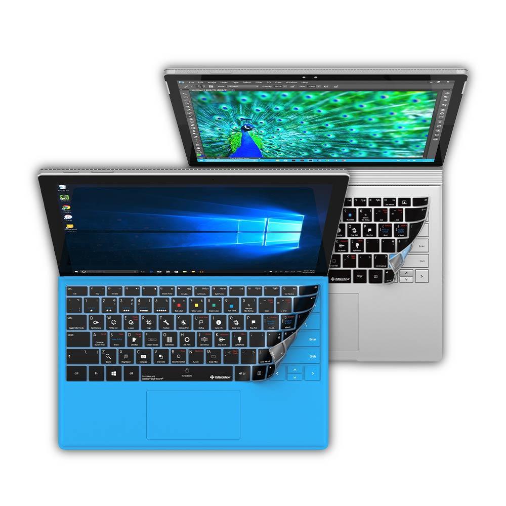 Adobe Lightroom Keyboard Covers for Microsoft Surface Line - Editors Keys