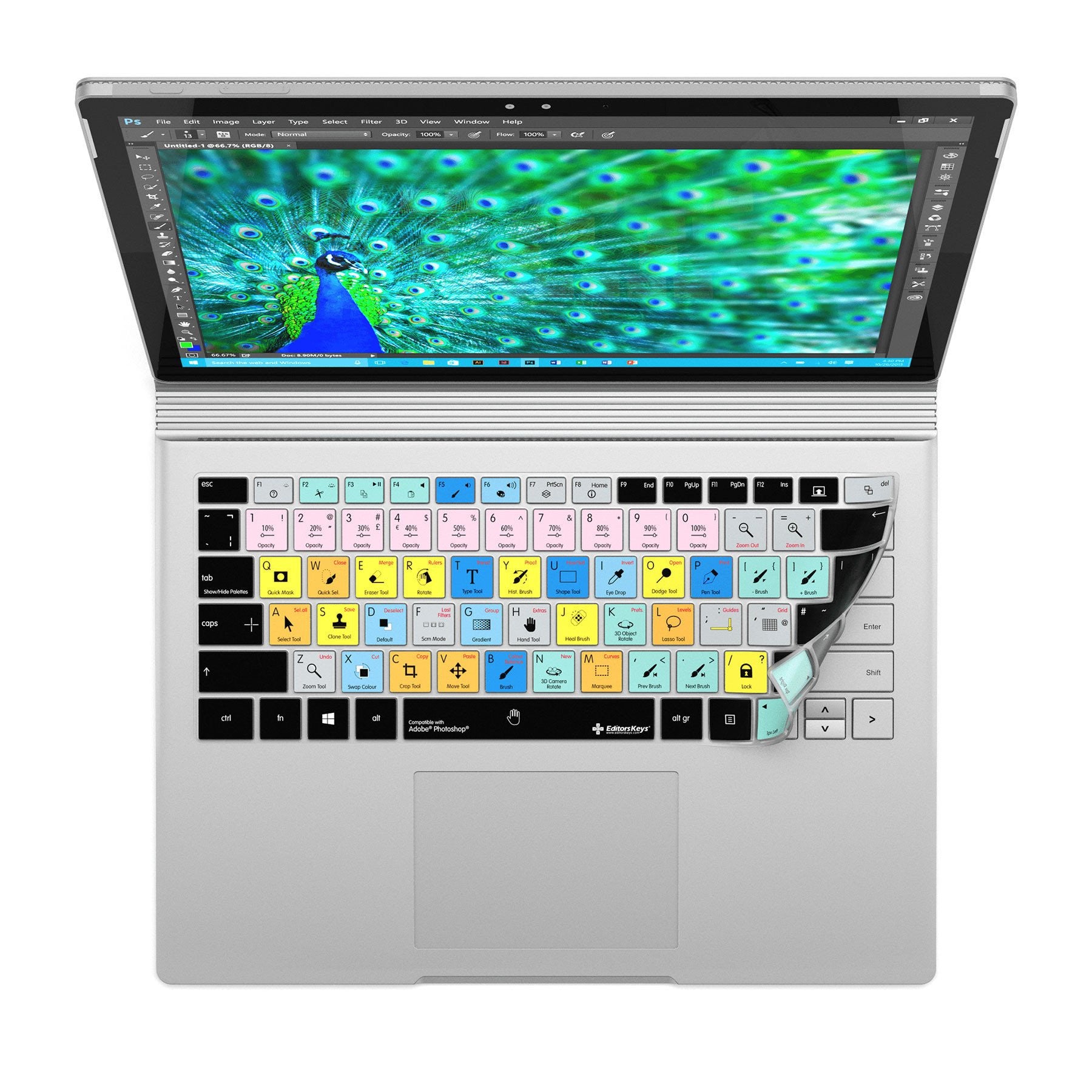 Adobe Photoshop Keyboard Covers for Microsoft Surface Line