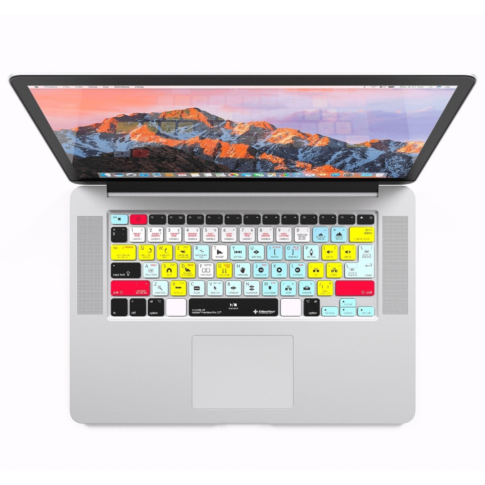 Adobe Premiere Keyboard Covers for MacBook and iMac - Editors Keys
