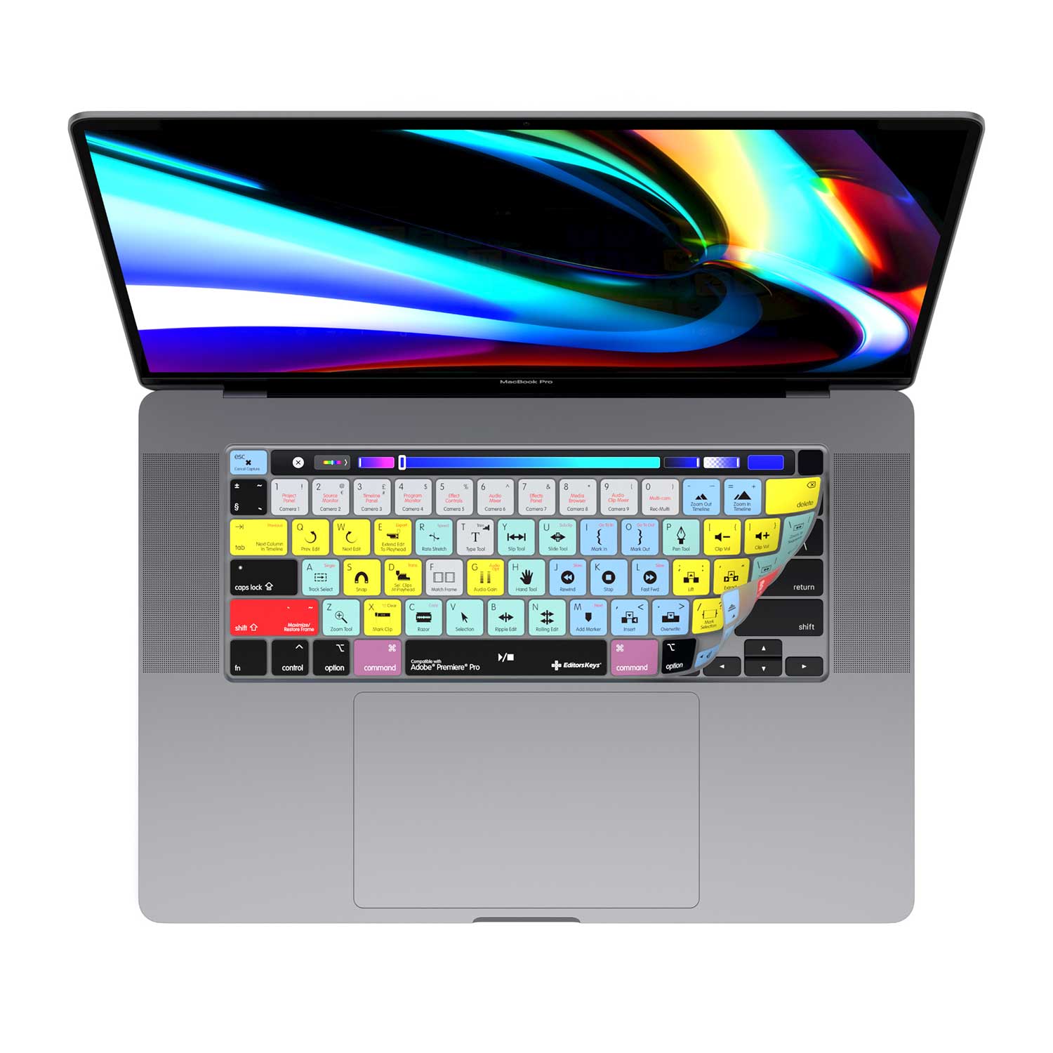 Adobe Premiere Keyboard Covers for MacBook and iMac - Editors Keys