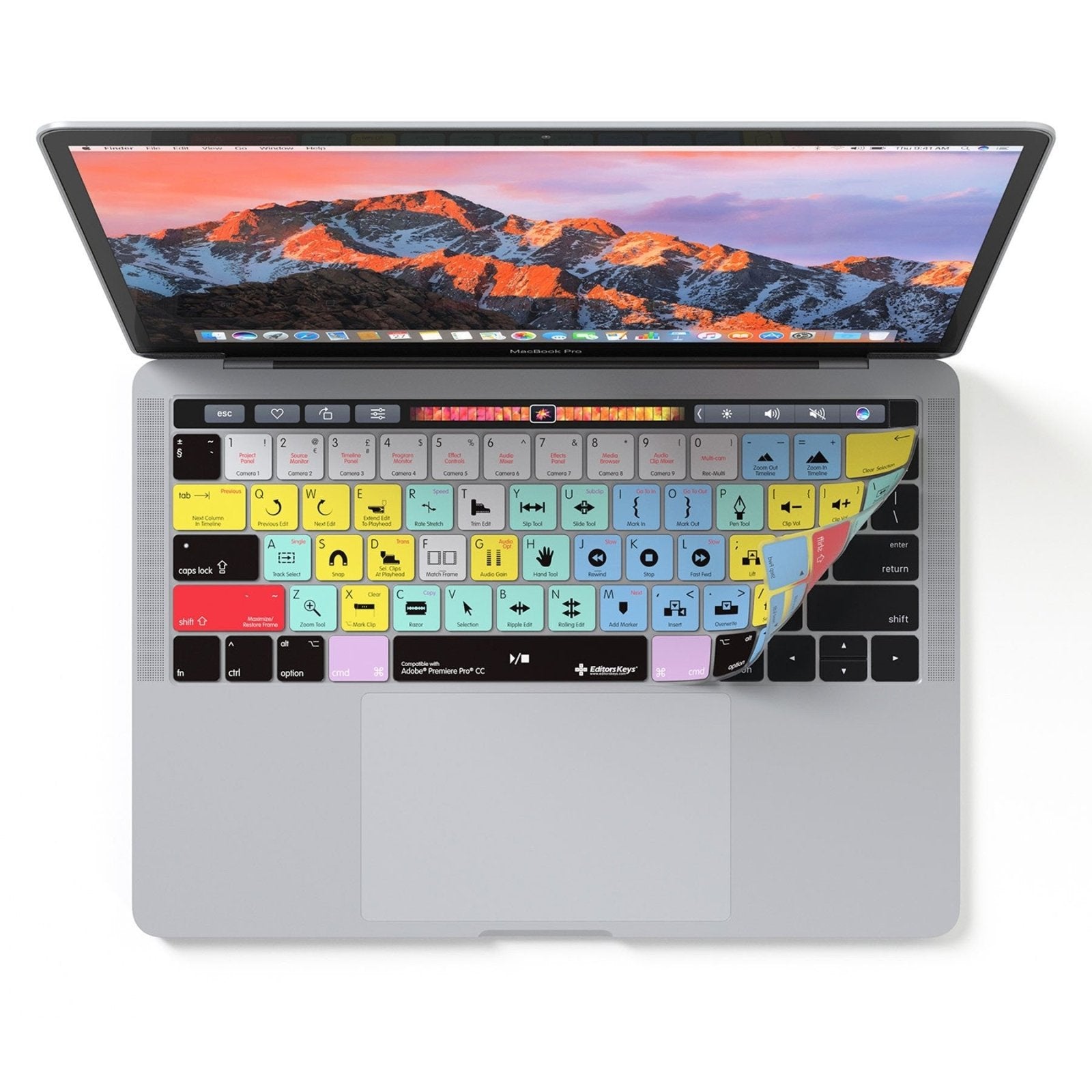 Adobe Premiere Keyboard Covers for MacBook and iMac - Editors Keys