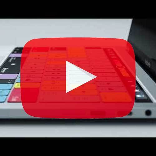 Adobe Premiere Keyboard Covers for MacBook and iMac - Editors Keys