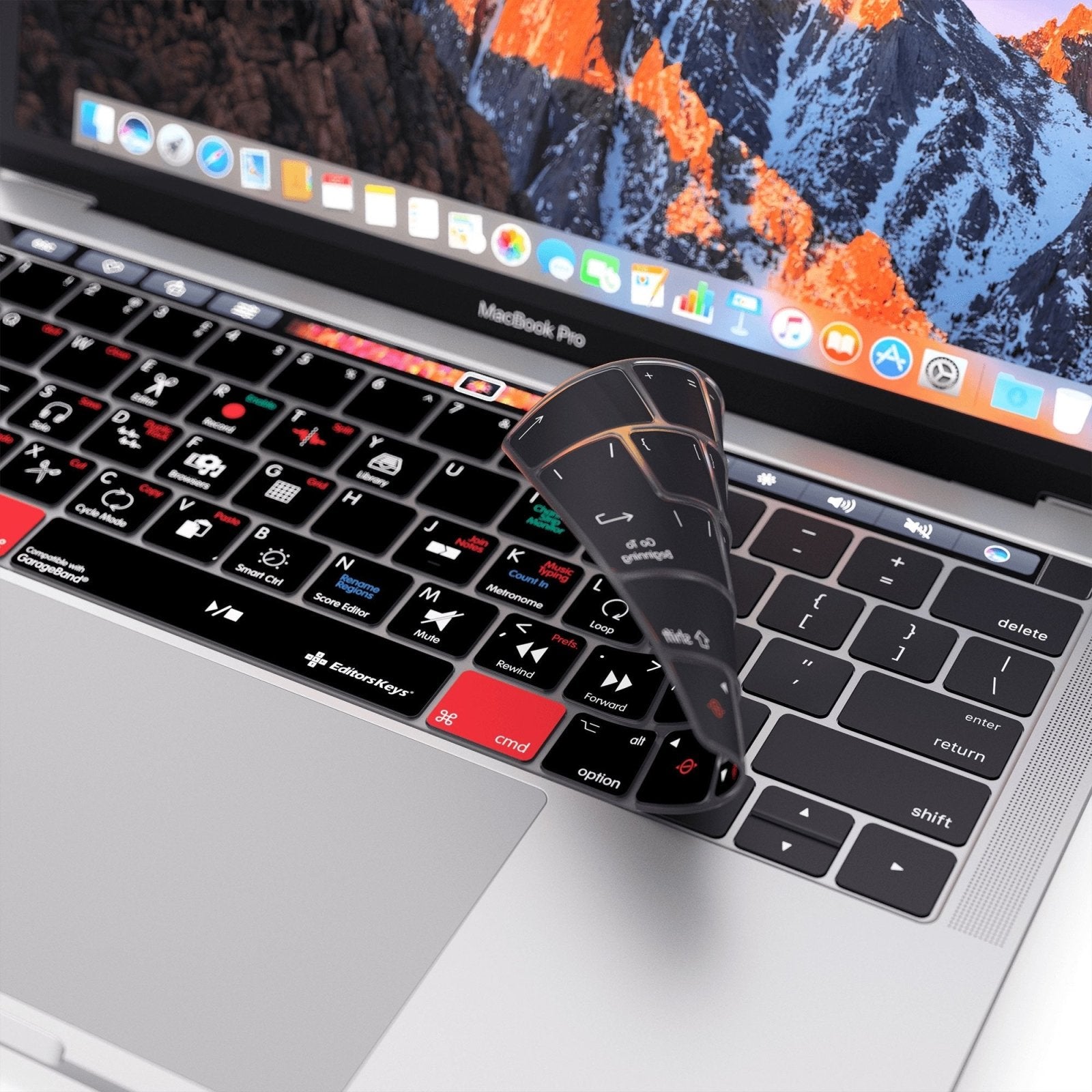 Apple Garageband Keyboard Covers for MacBook and iMac - Editors Keys