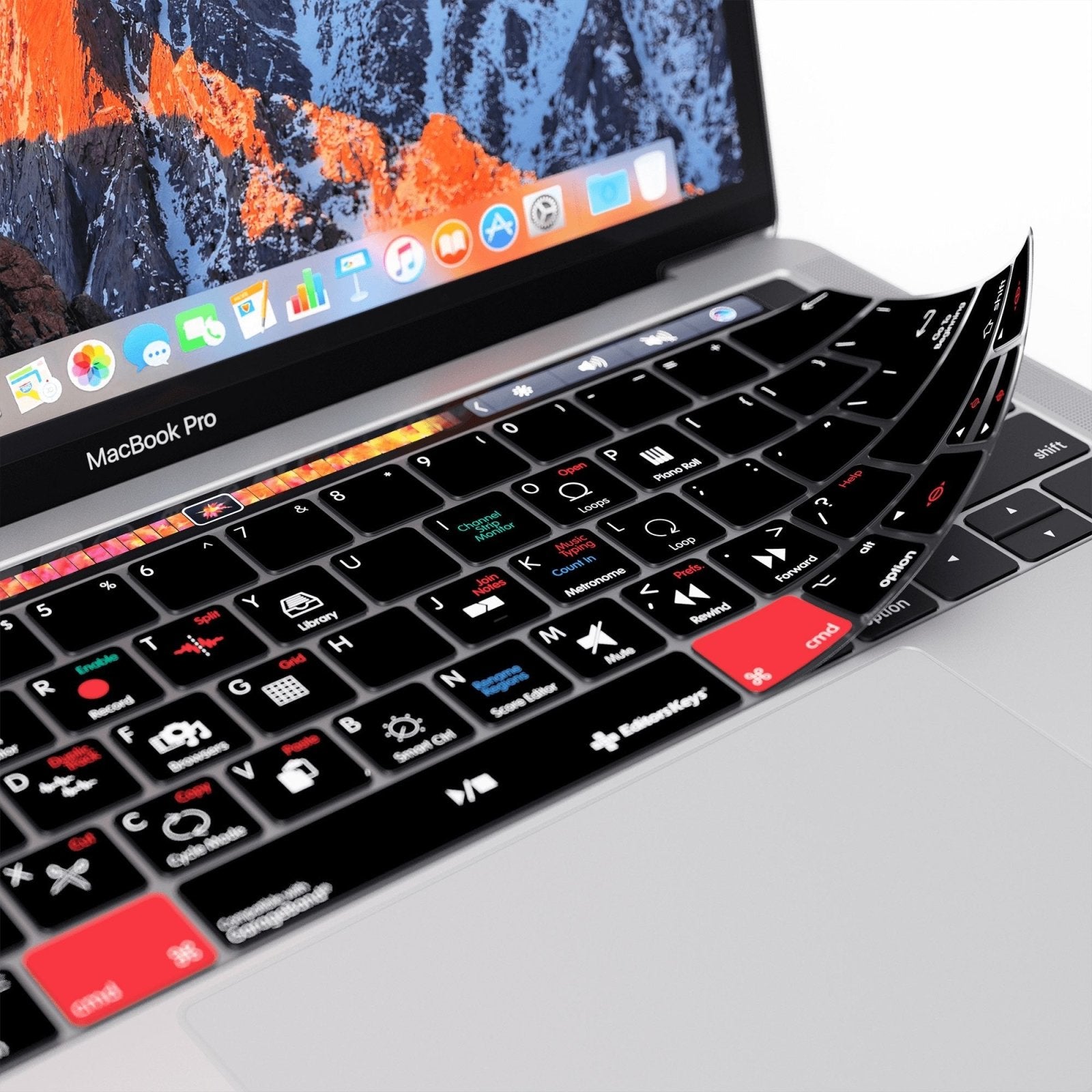 Apple Garageband Keyboard Covers for MacBook and iMac - Editors Keys