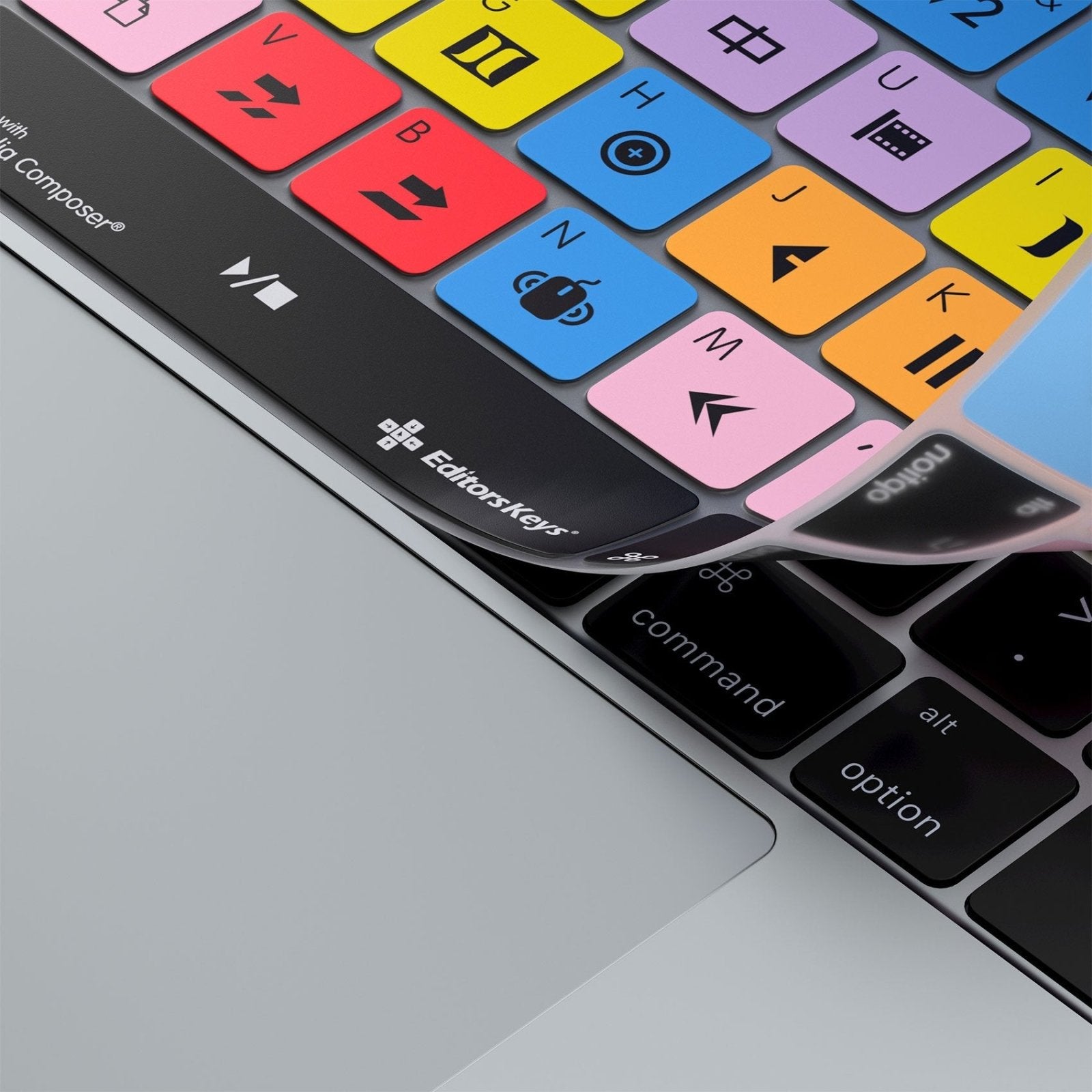 Avid Media Composer Keyboard Covers for MacBook and iMac - Editors Keys
