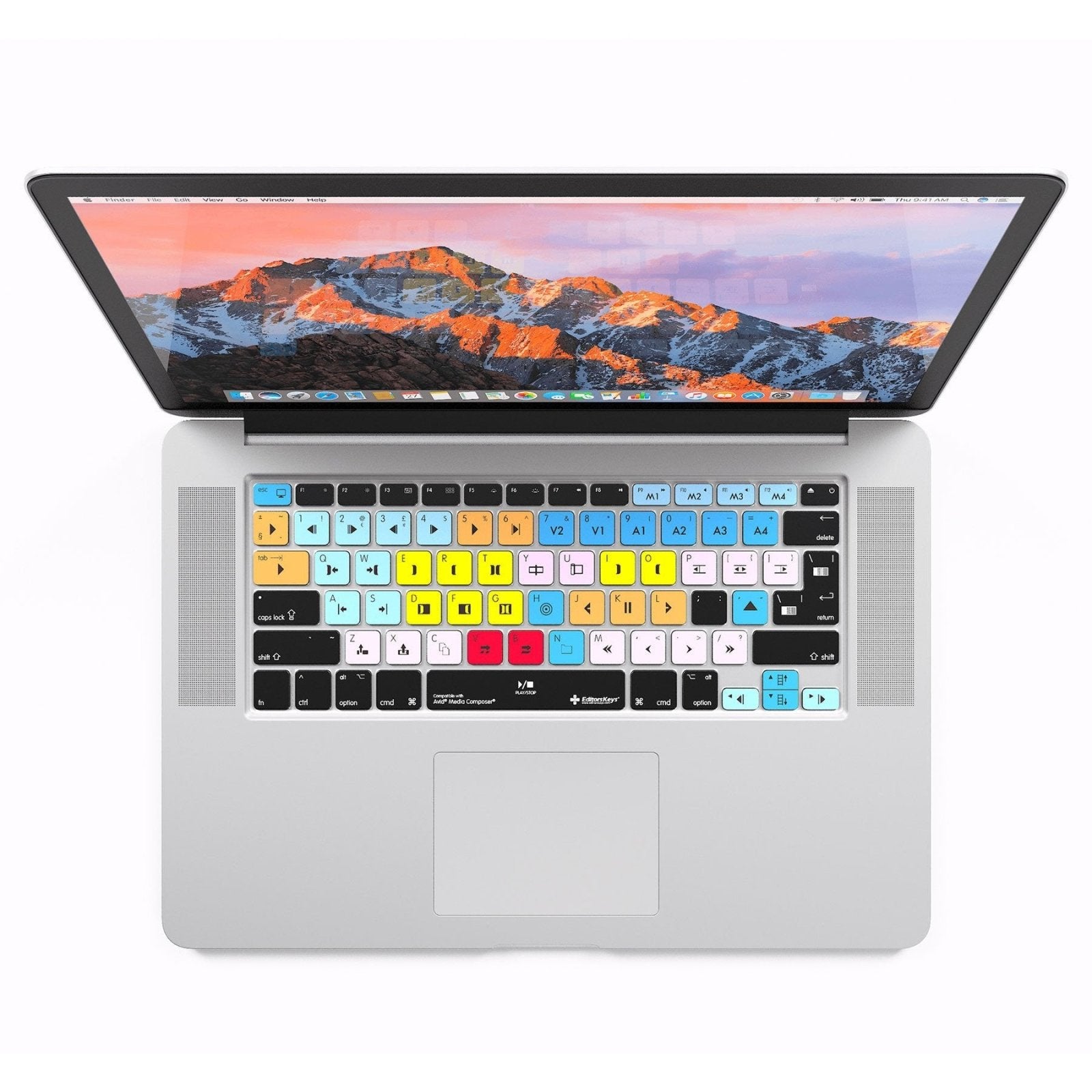 Avid Media Composer Keyboard Covers for MacBook and iMac - Editors Keys