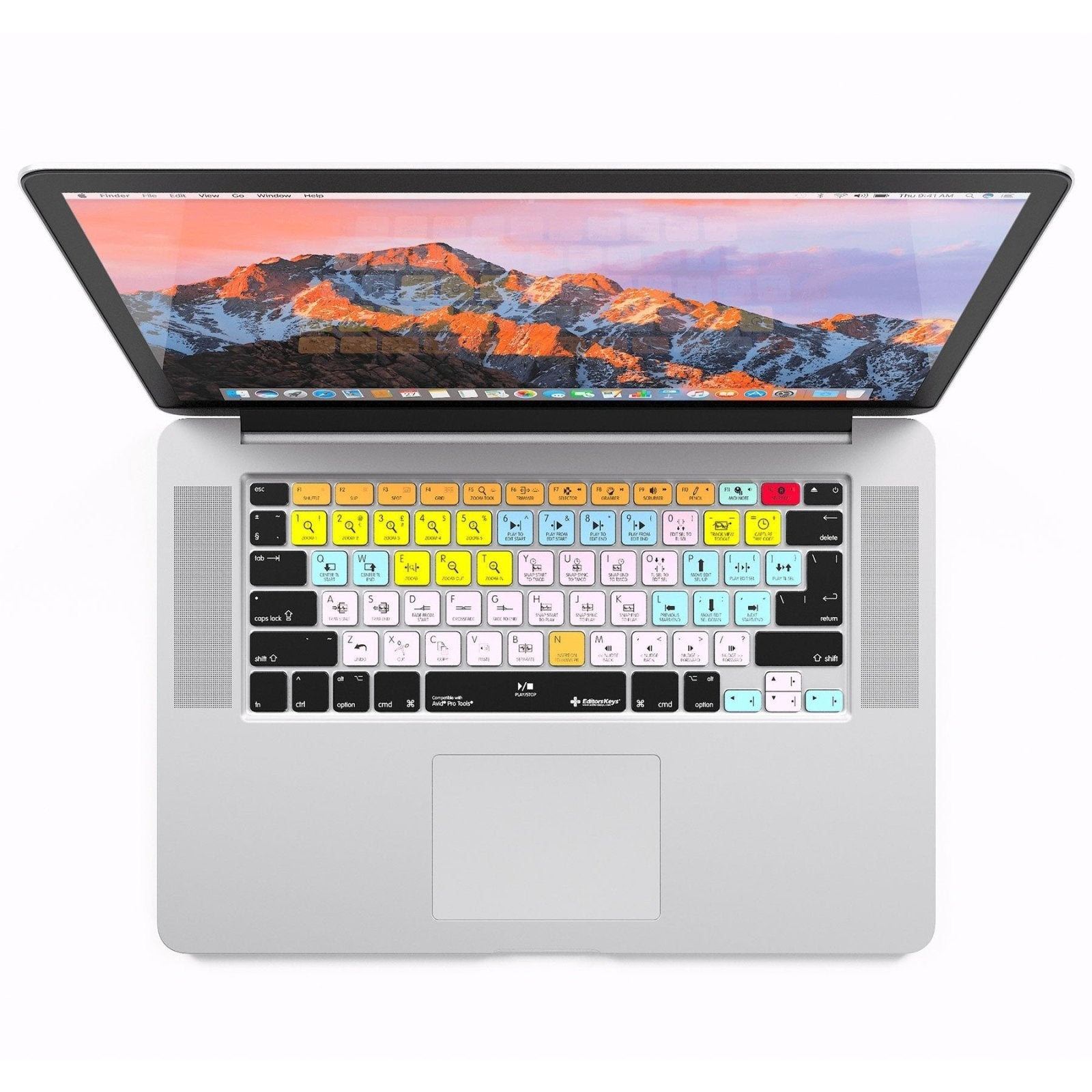 Avid Pro Tools Keyboard Covers for MacBook and iMac - Editors Keys