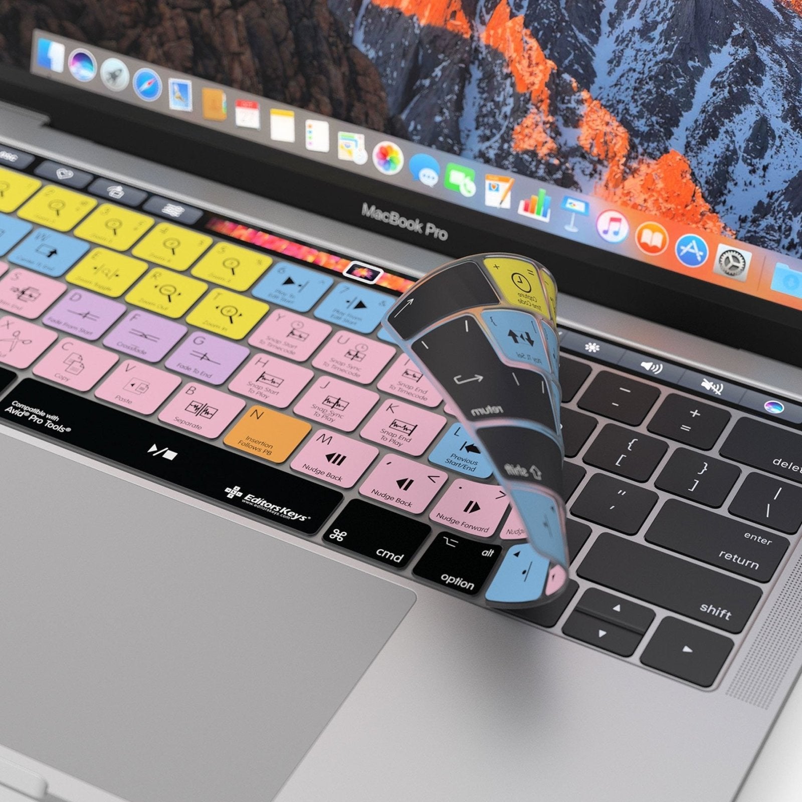 Avid Pro Tools Keyboard Covers for MacBook and iMac - Editors Keys