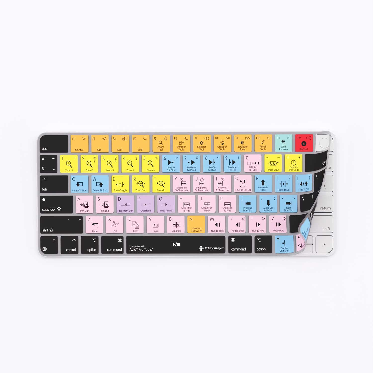 Avid Pro Tools Keyboard Covers for MacBook and iMac - Editors Keys