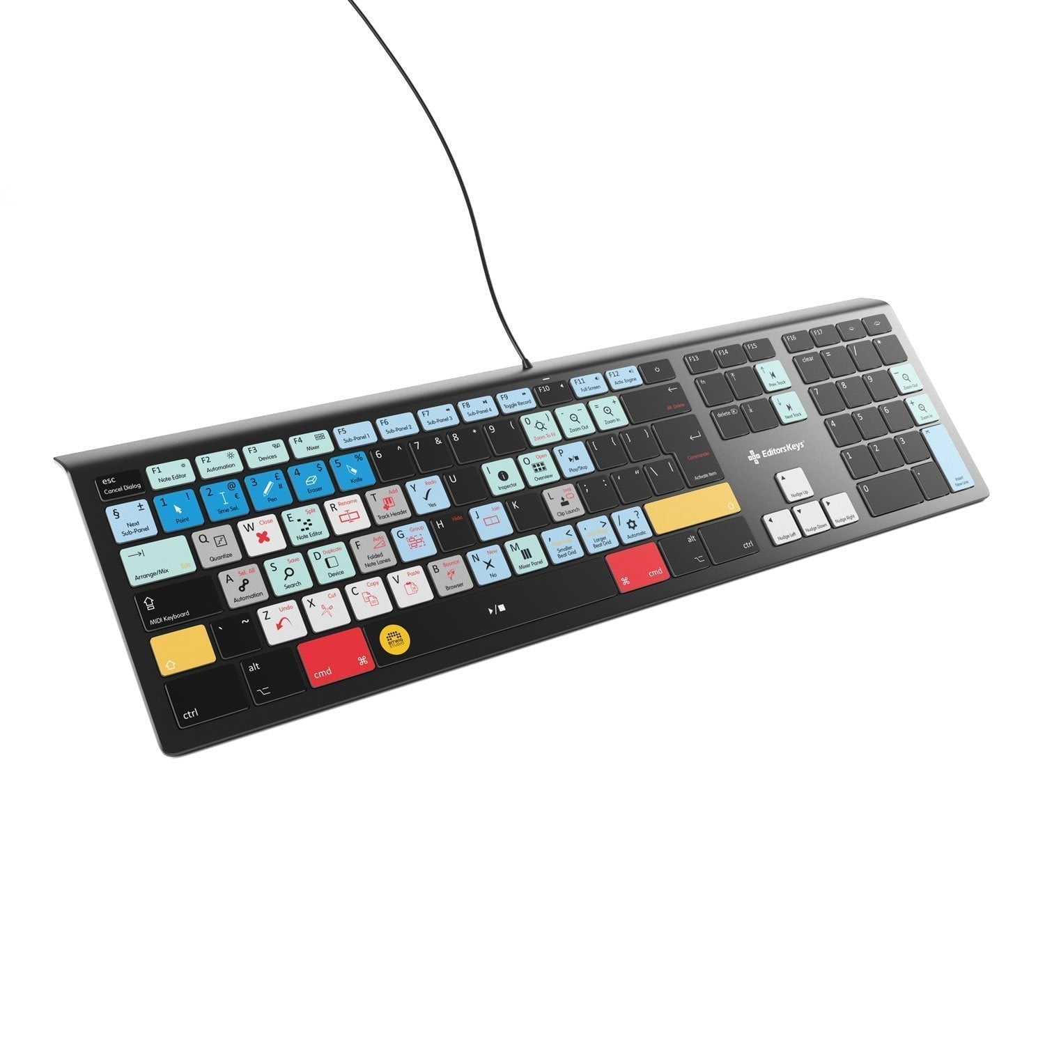 Bitwig Studio Keyboard - Backlit - For Mac or PC - Editors Keys