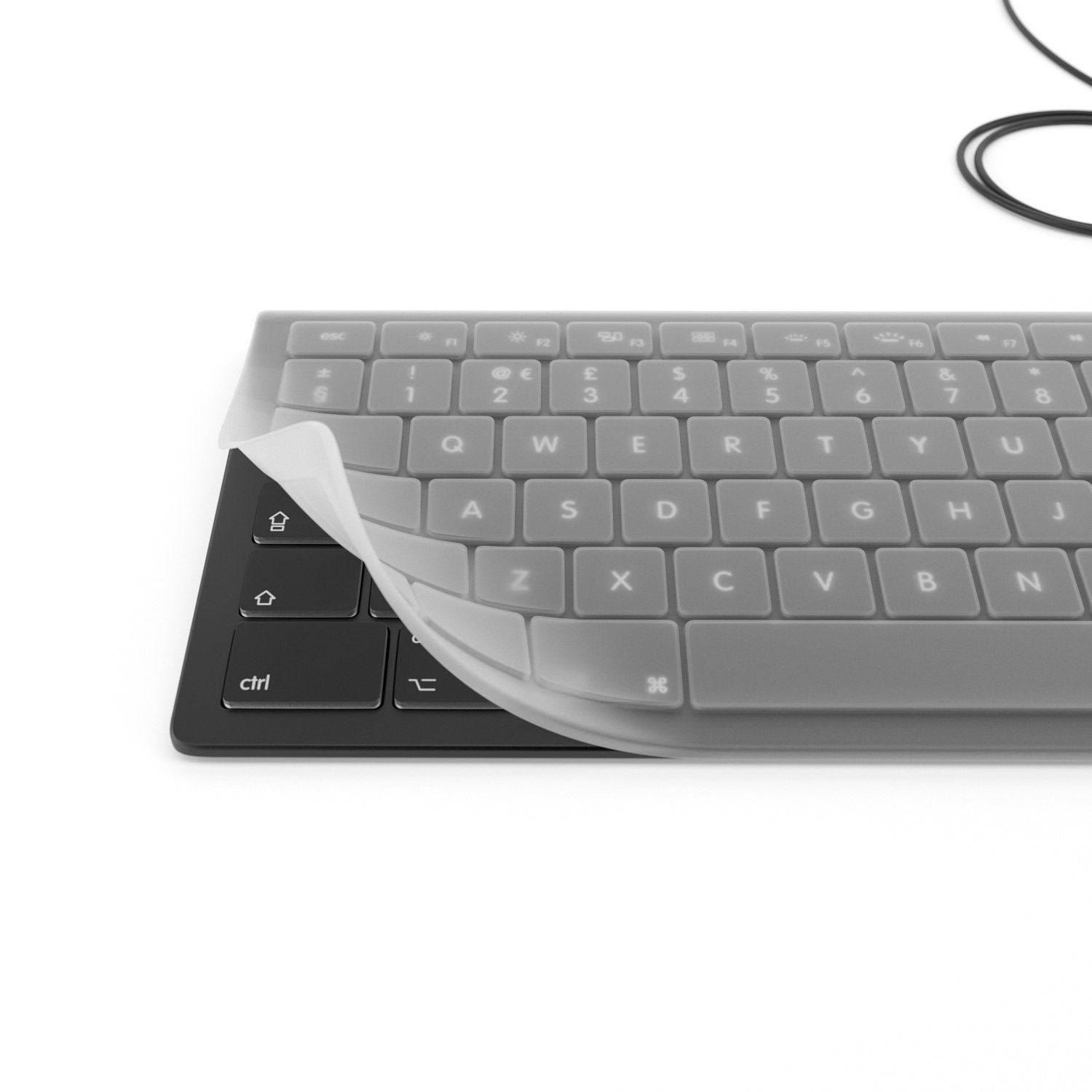 Clear Protection Cover for Backlit Keyboard - Editors Keys