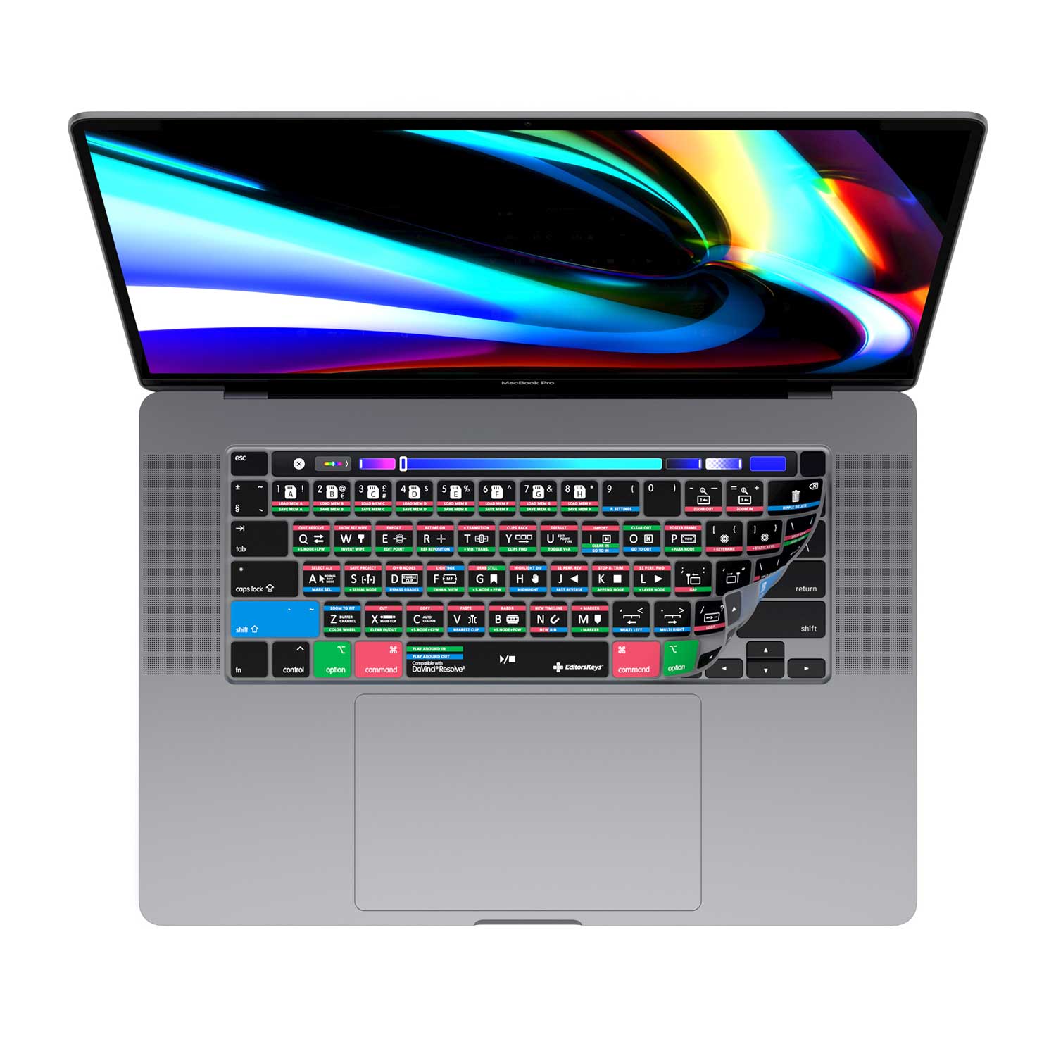 DaVinci Resolve Keyboard Covers for MacBook and iMac - Editors Keys