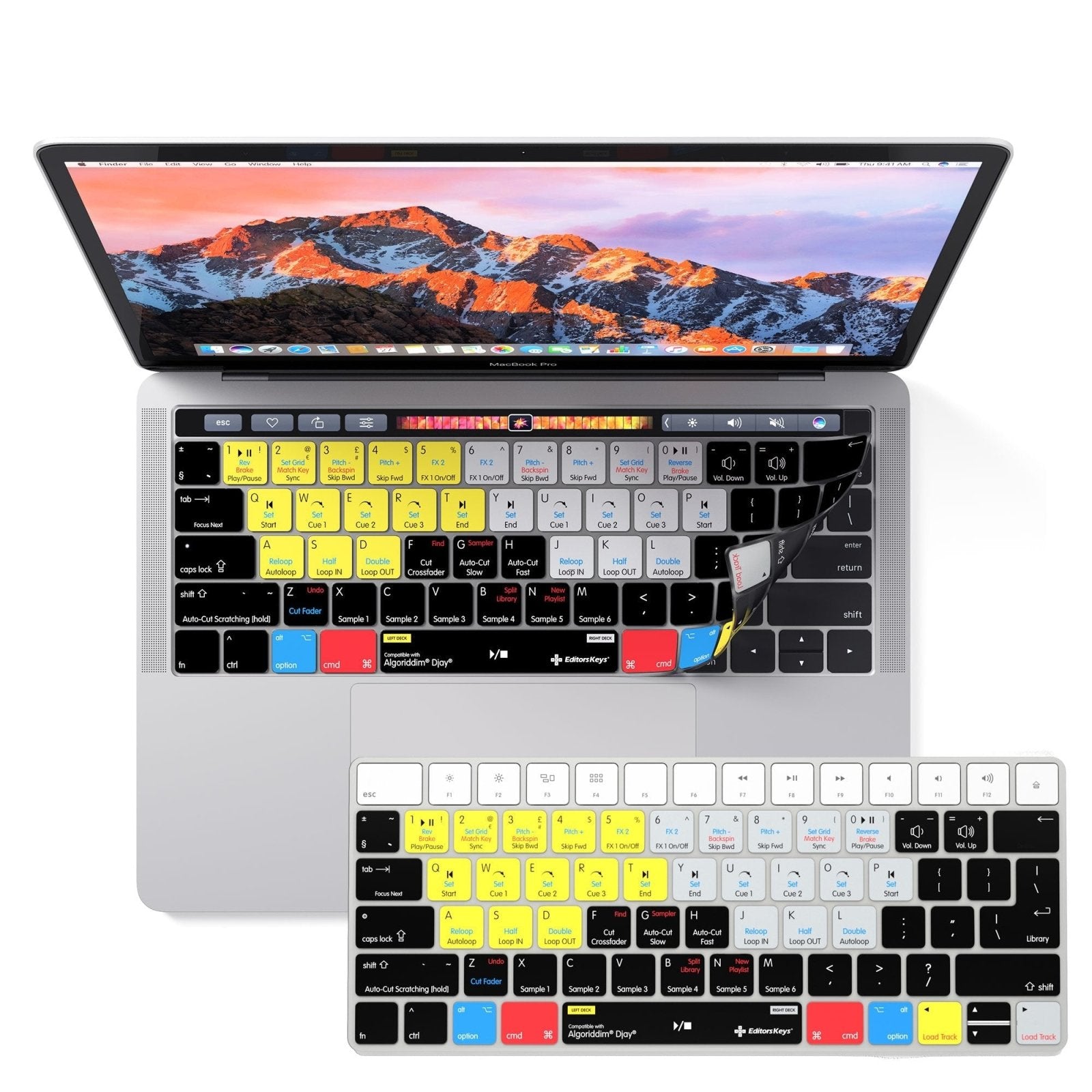 Djay Keyboard Covers for MacBook and iMac - Editors Keys