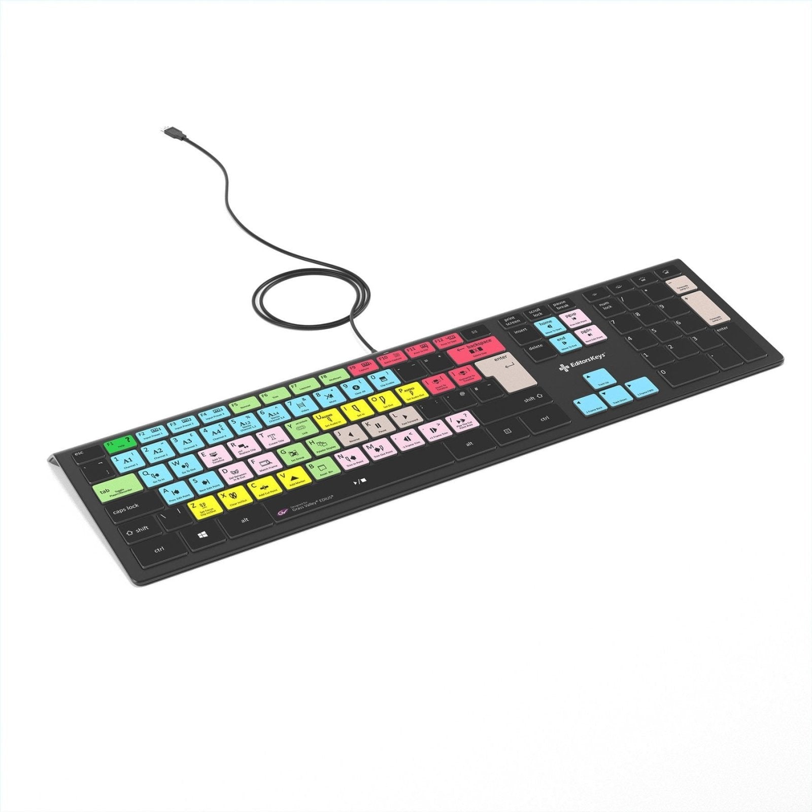 EDIUS Keyboard - Backlit PC - Editors Keys