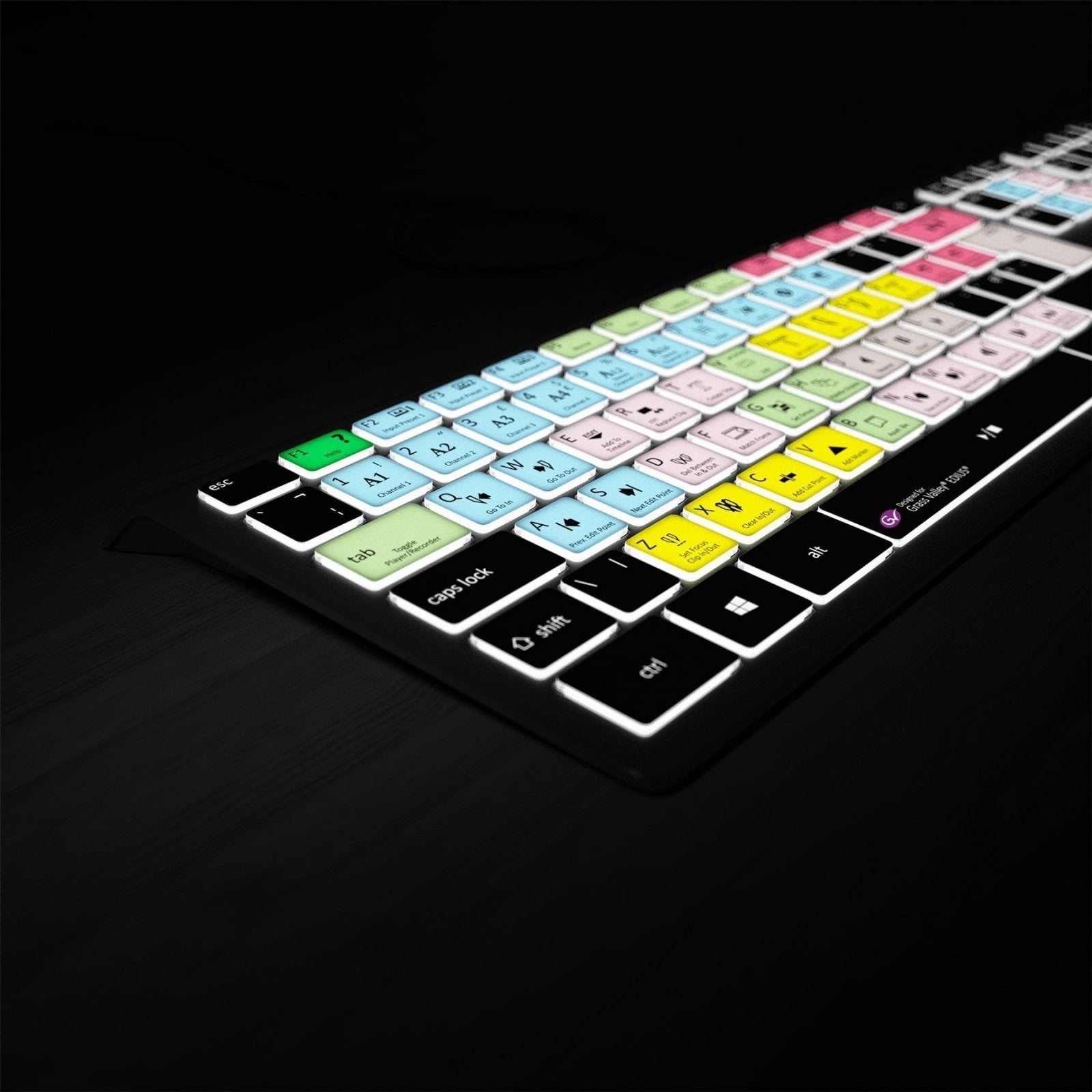 EDIUS Keyboard - Backlit PC - Editors Keys