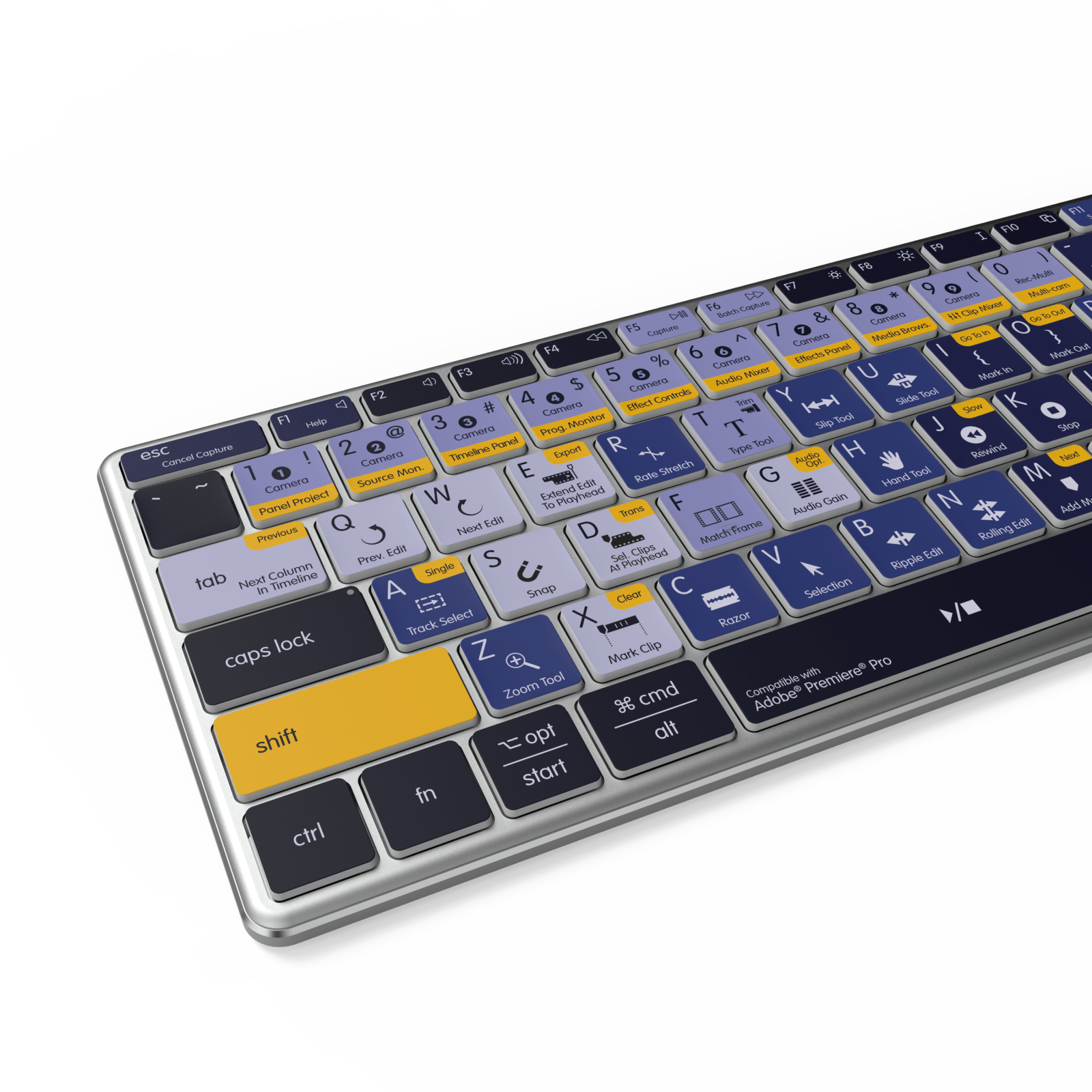 EXCLUSIVE Premiere Gal Keyboard | Backlit & Wireless | Mac and PC - Editors Keys