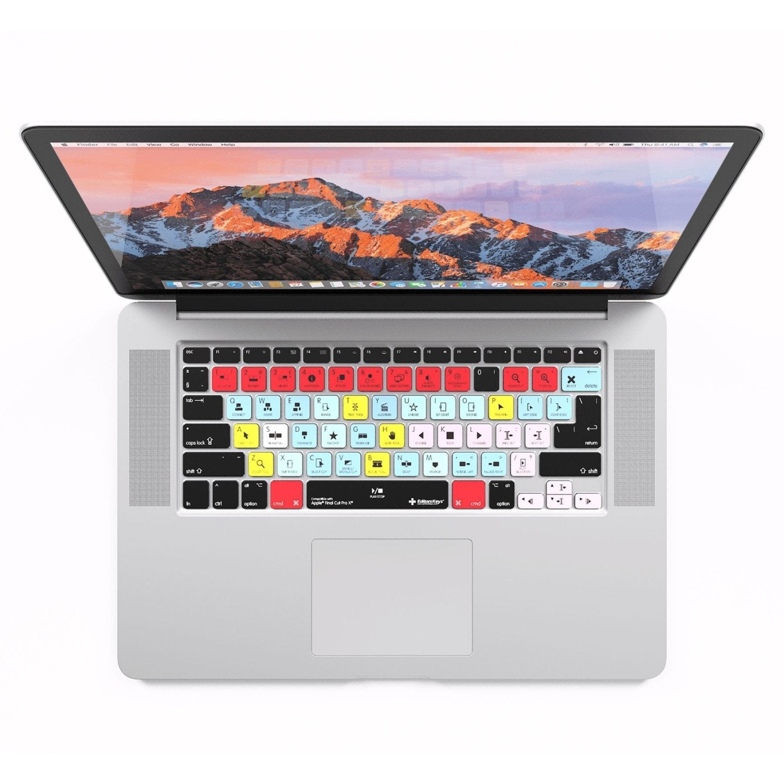 Final Cut Pro Keyboard Covers for MacBook and iMac - Editors Keys