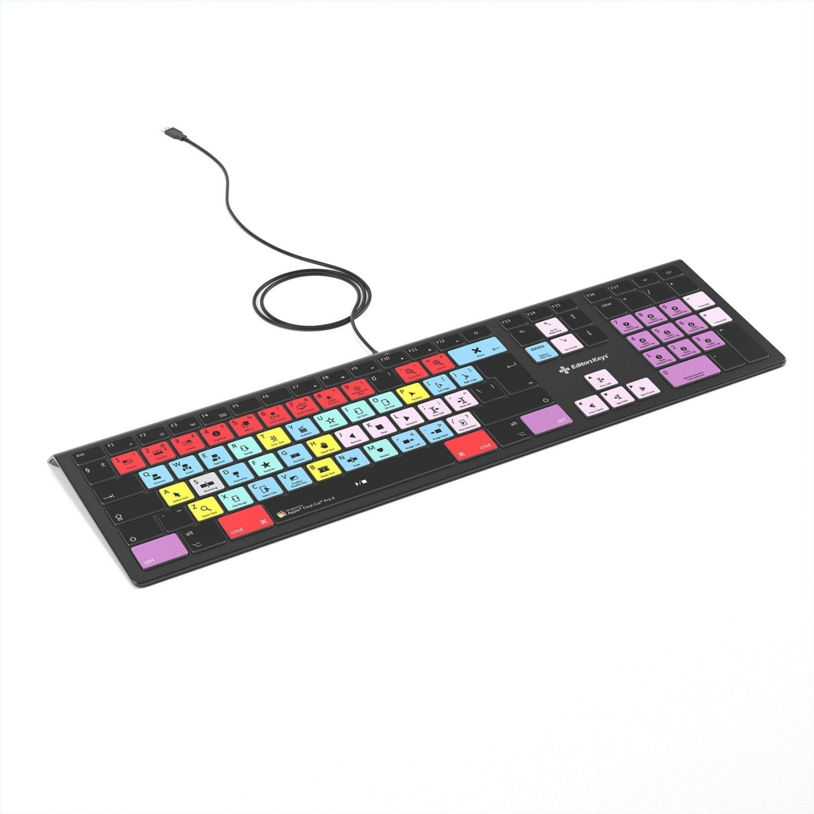 Final Cut Pro X Keyboard - Backlit Mac - Editors Keys