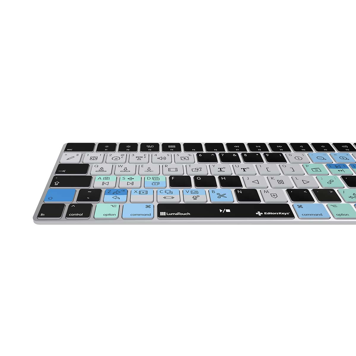 The UK Lumafusion Keyboard close up