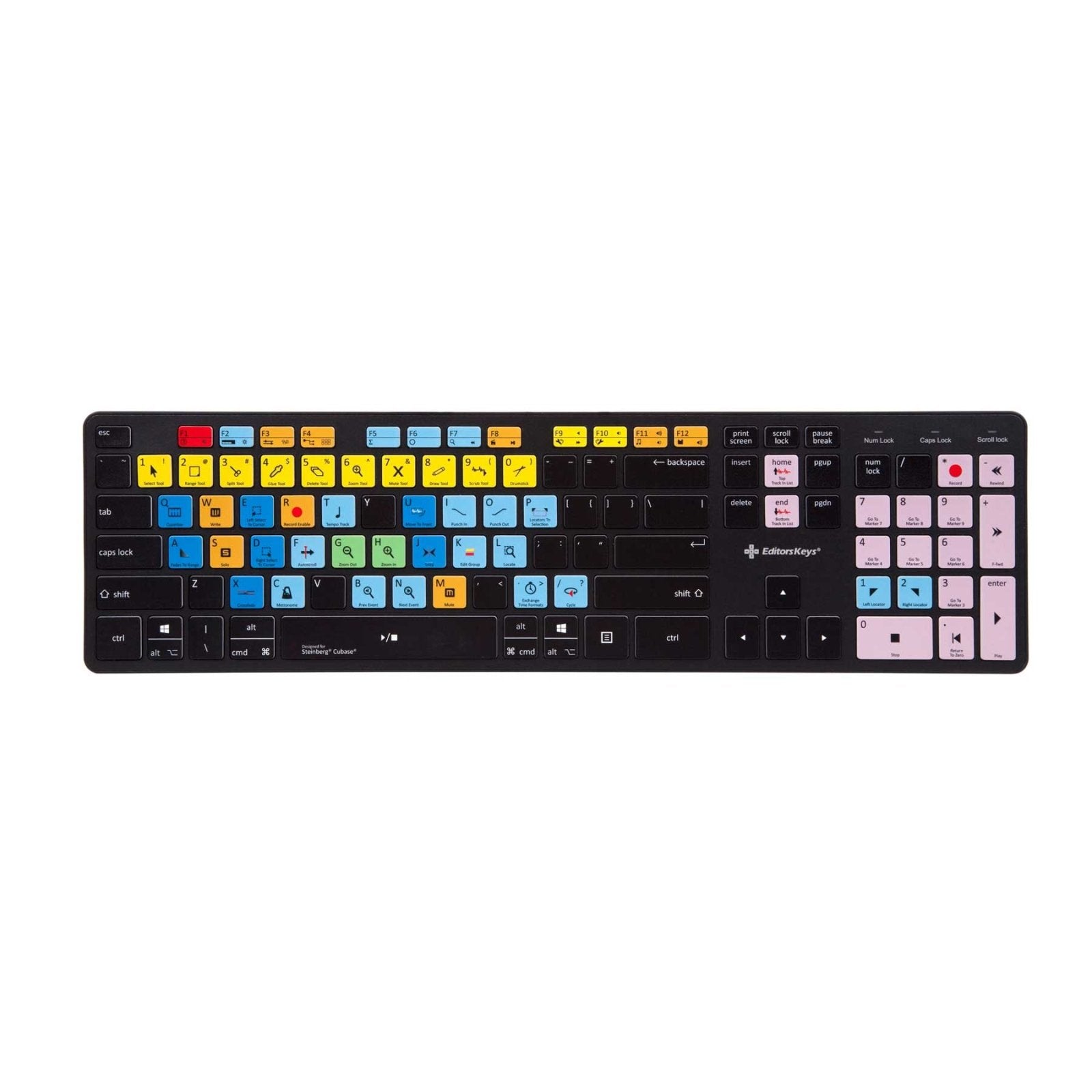 Cubase Keyboard Full size - Slimline Keyboard 1