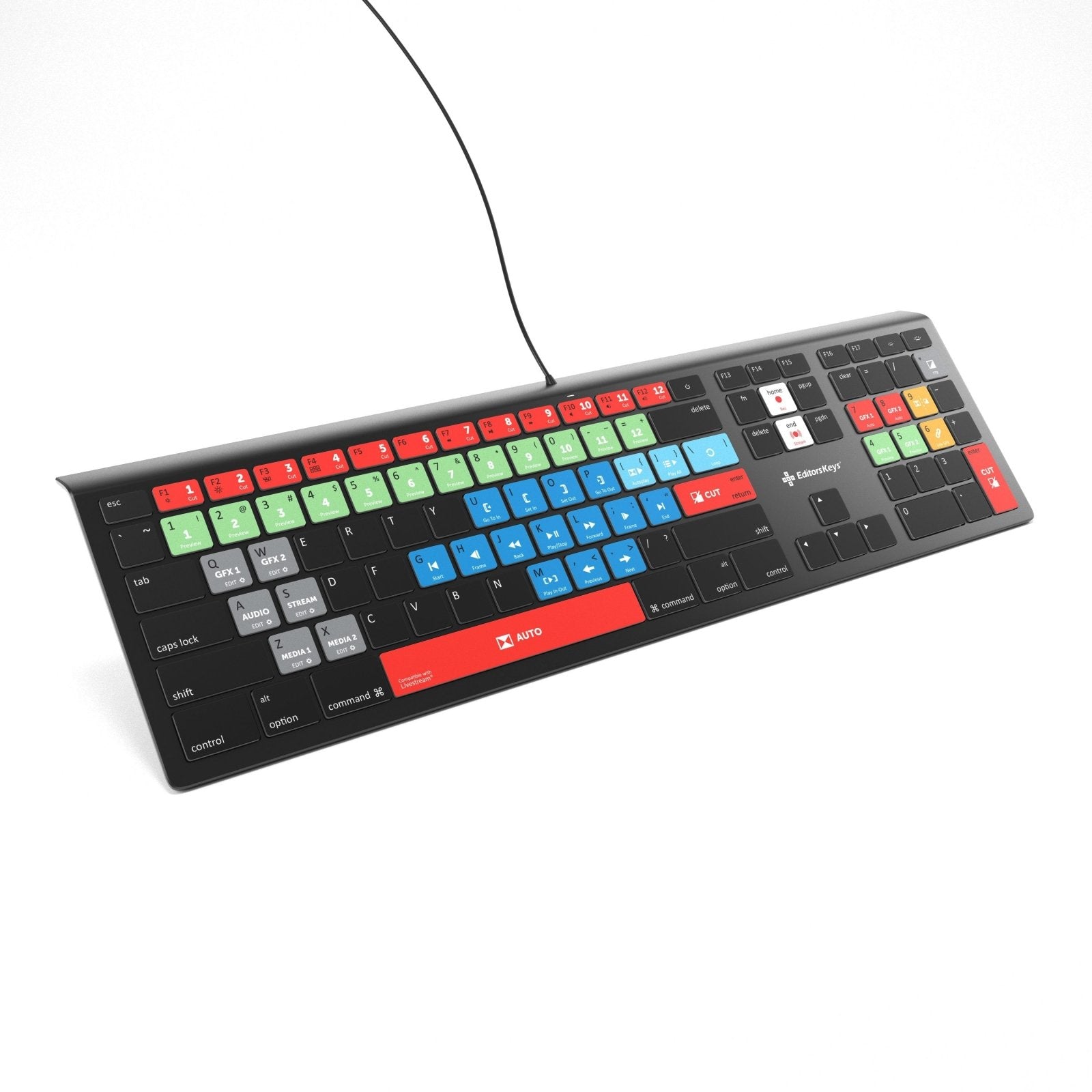 Livestream Keyboard - Backlit Mac