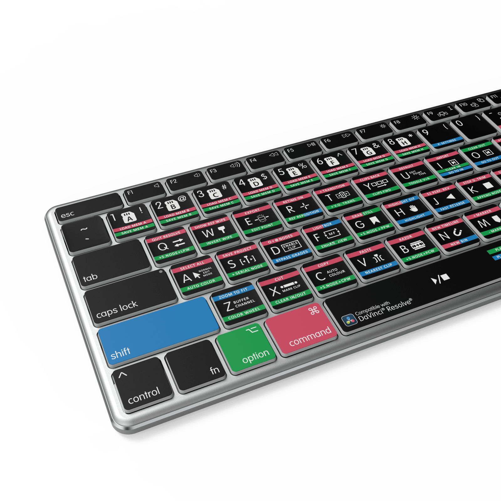 NEW Davinci Resolve Keyboard | Backlit & Wireless | Mac and PC - Editors Keys