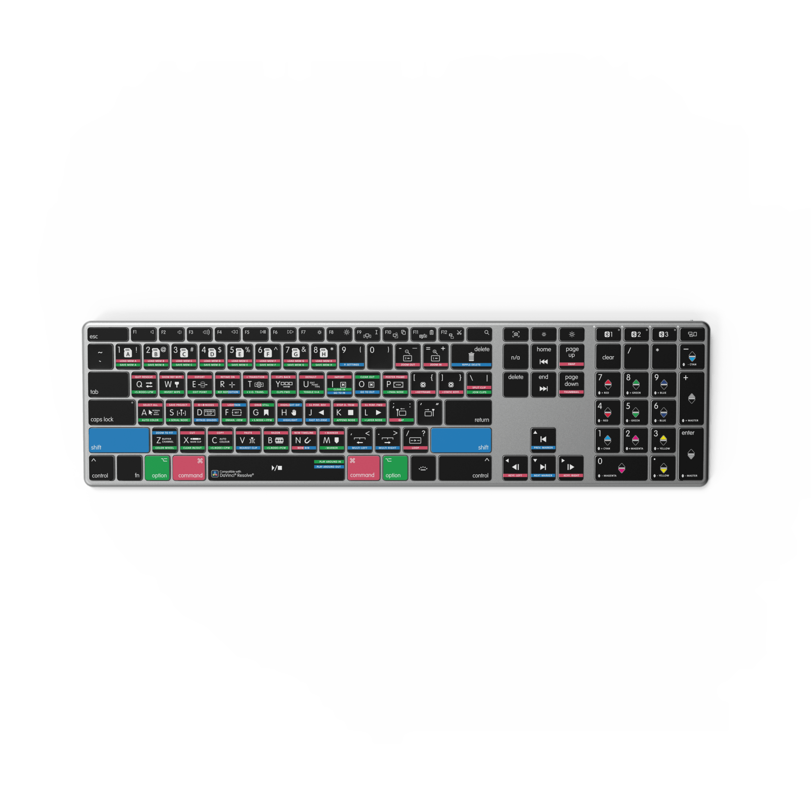 NEW Davinci Resolve Keyboard Backlit Wireless Mac PC And IPad new-davinci-resolve-keyboard-backlit-wireless-mac-pc-and-ipad