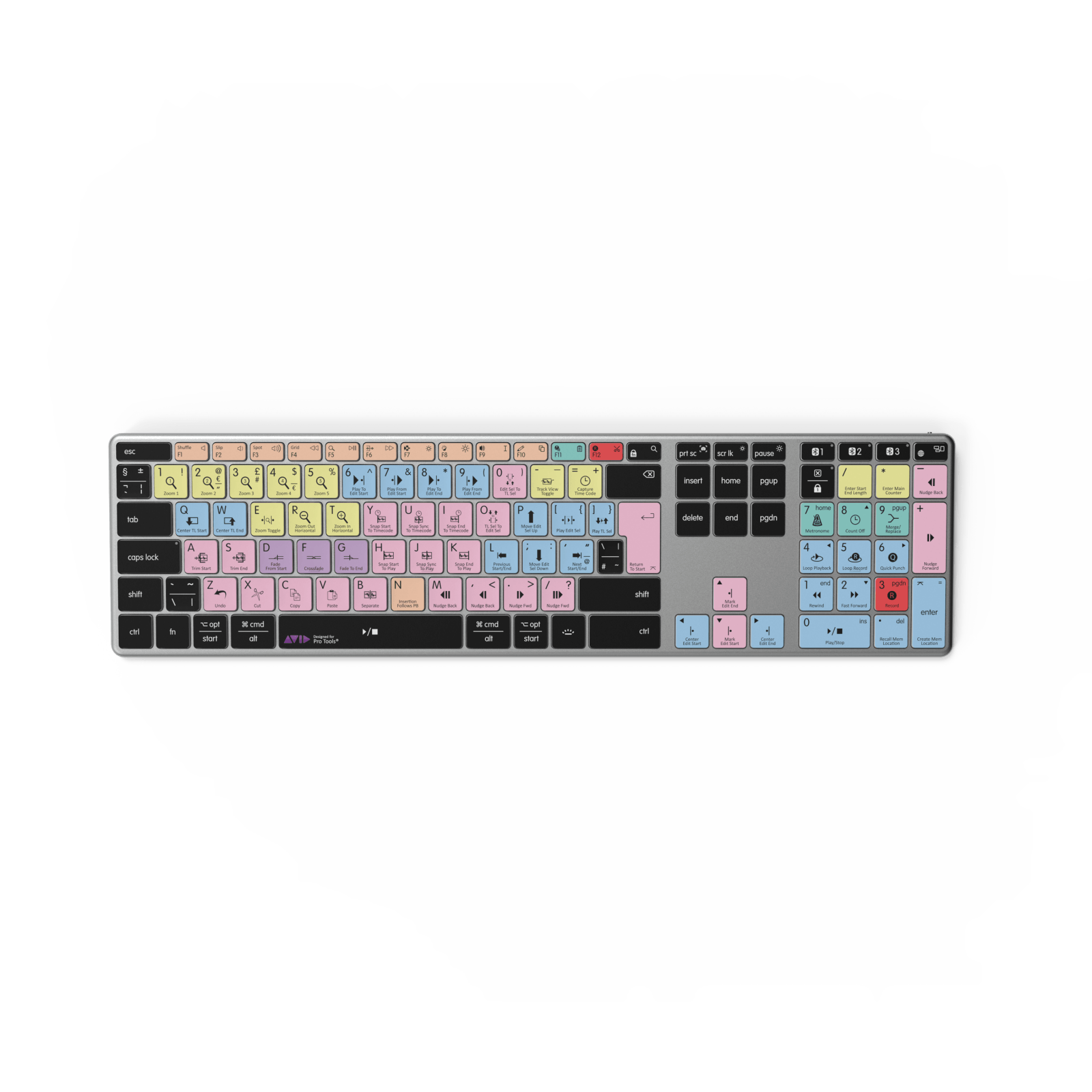 NEW Pro Tools Keyboard | Backlit & Wireless | Mac & PC - Editors Keys